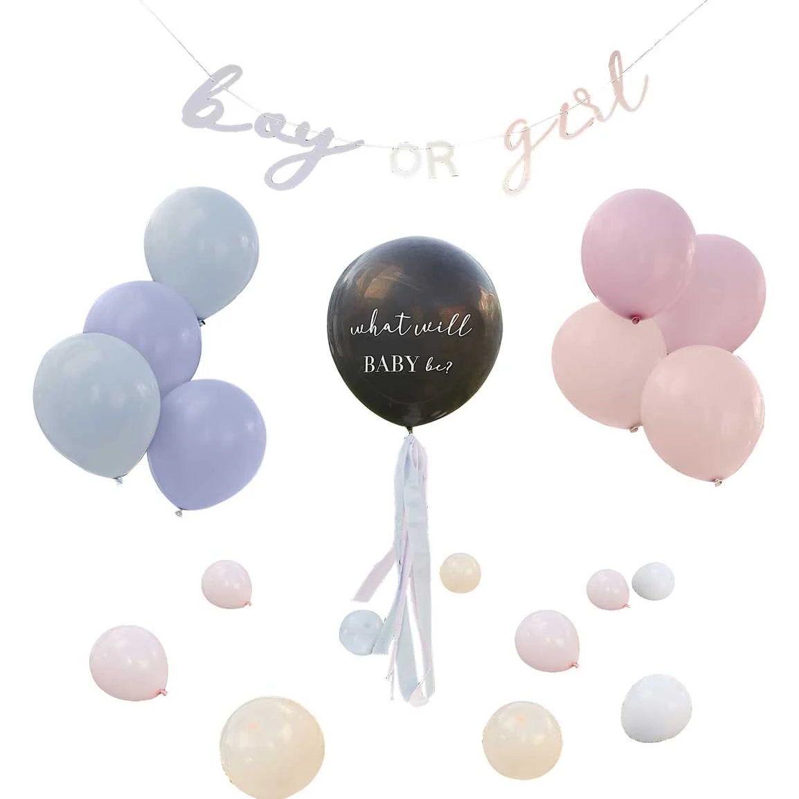* Ginger Ray Gender Reveal Balloon Kit - Image 3