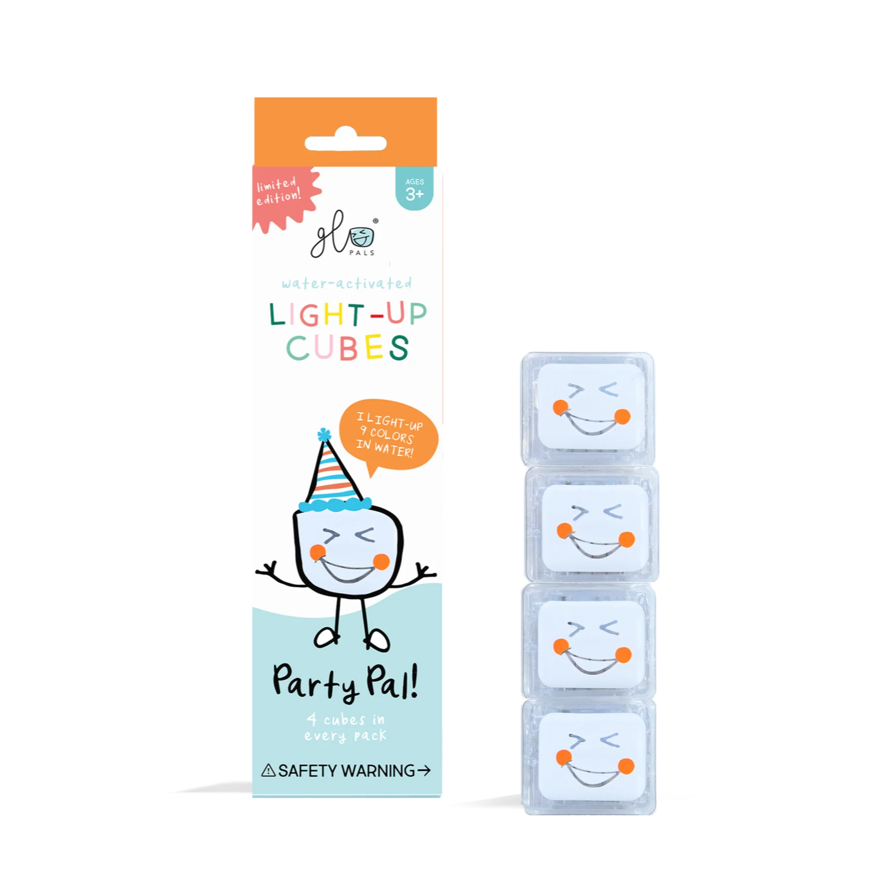 Glo Pals Light Up Cubes Badspeelgoed 9 Kleuren | Party Pal