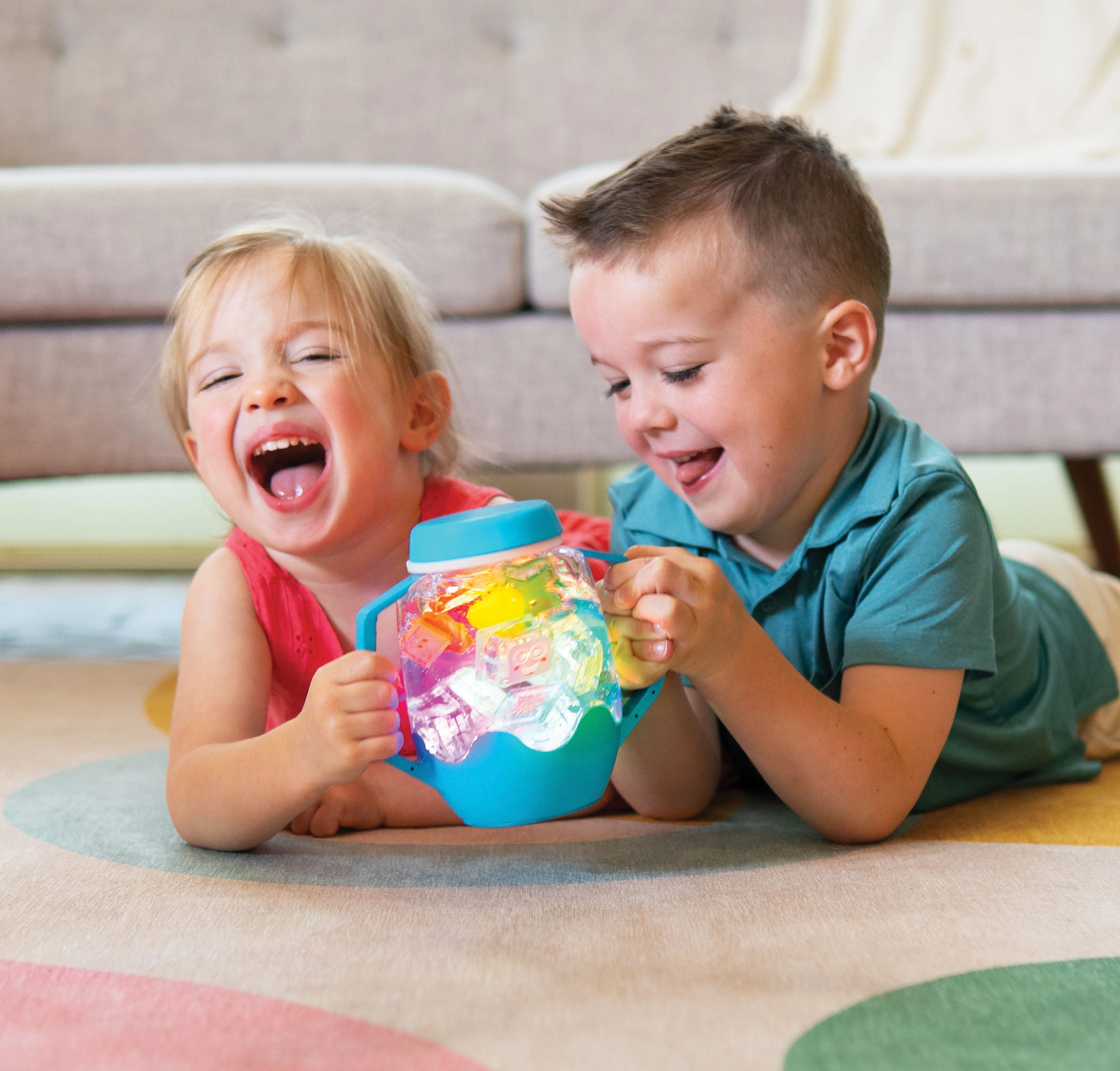 Glo Pals Light Up Cubes Badspeelgoed Groen | Pippa - Image 3