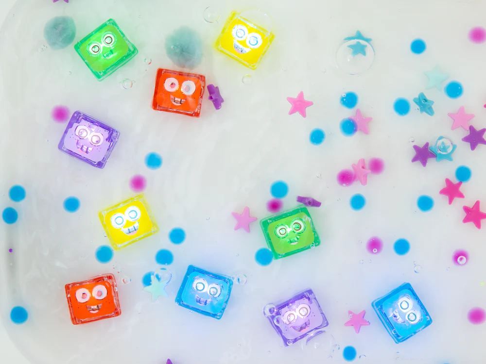 Glo Pals Light Up Cubes Badspeelgoed Groen | Pippa - Image 4