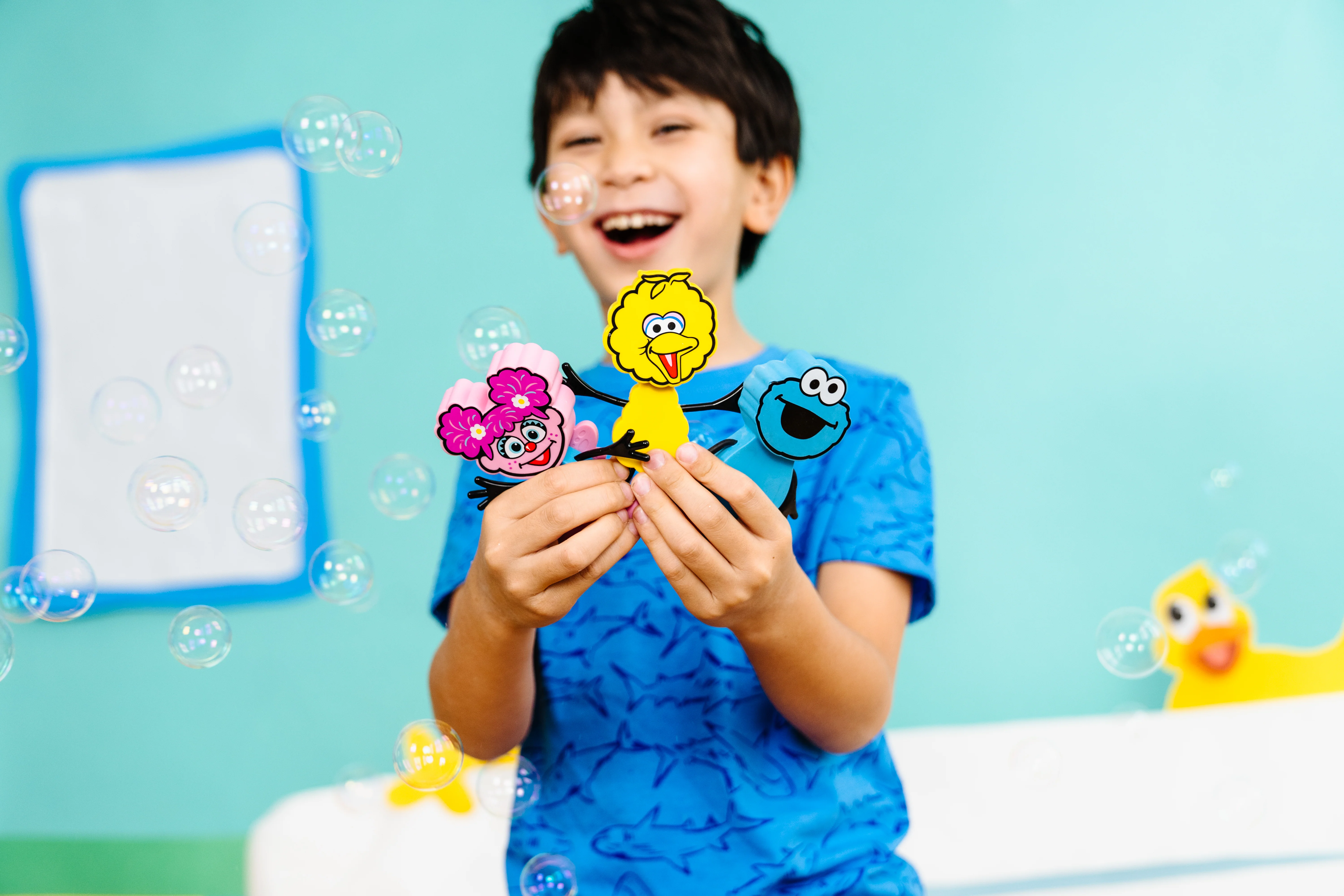 Glo Pals Light Up Sensory Toy Badspeeltje Roze Paars | Abby Cadabby - Image 8