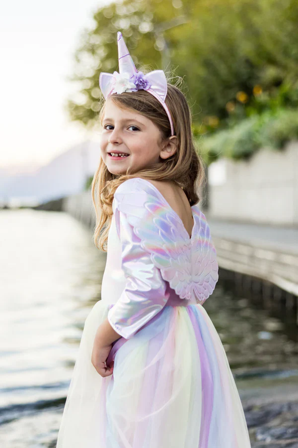 * Great Pretenders Alicorn Jurk Wings En Haarband | 7-8Y - Image 10