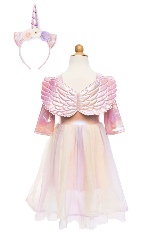 * Great Pretenders Alicorn Jurk Wings En Haarband | 7-8Y - Image 3