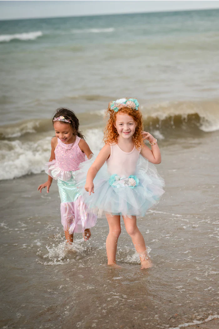 * Great Pretenders Misty Mermaid Jurk Pink 3-4Y - Image 4