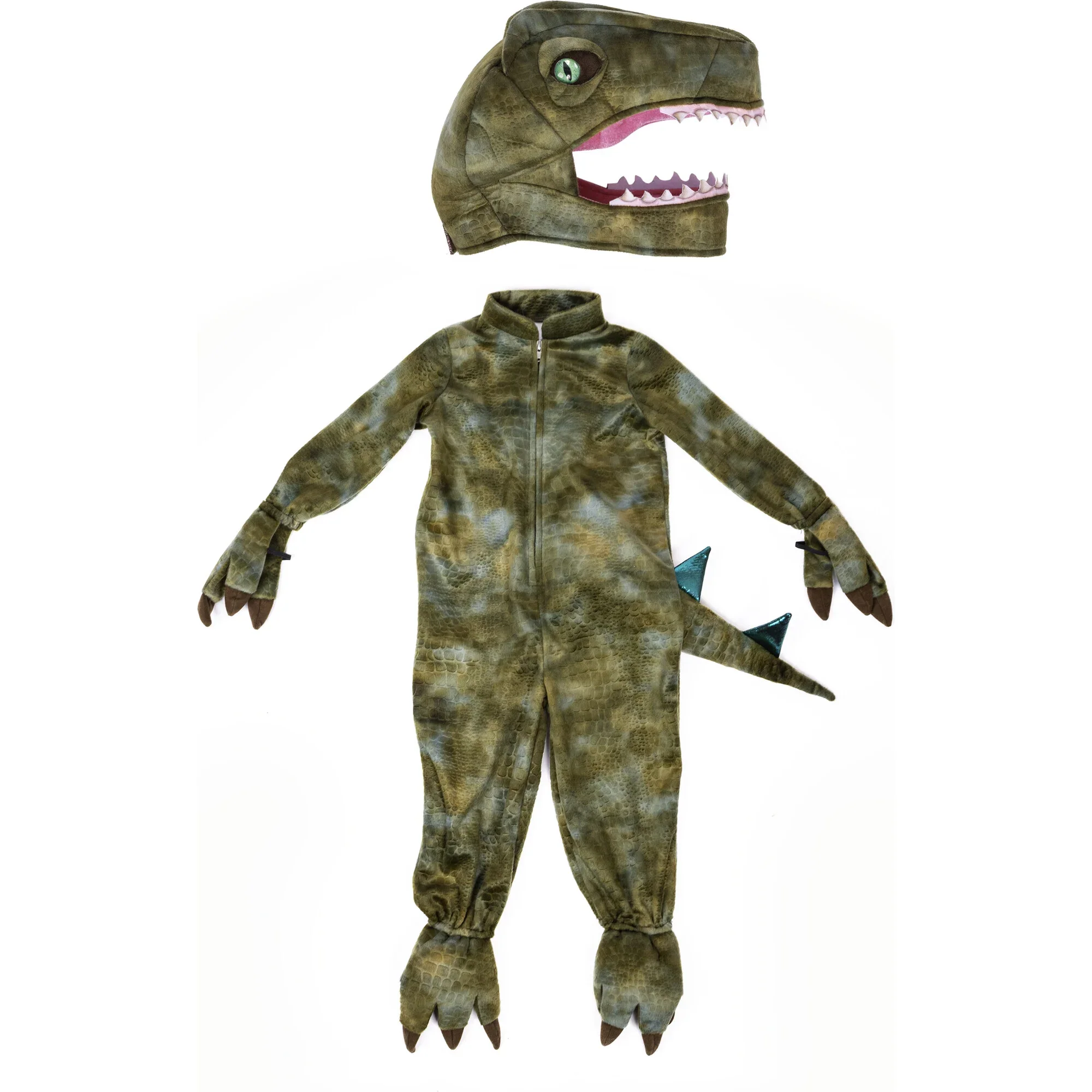 * Great Pretenders Raptor Dino Verkleedpak | 7-8 jaar - Image 3