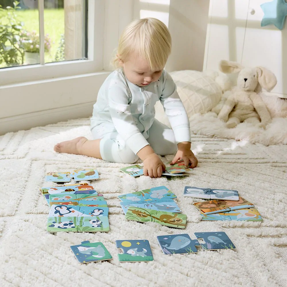 Hape Duo Puzzel | Animal's Family Pairing - Image 9