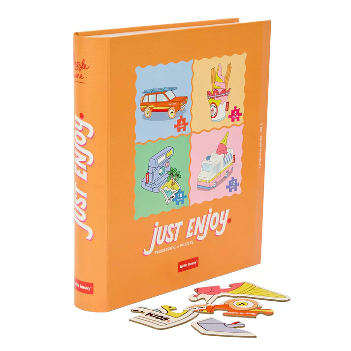 * Hello Hossy Vormpuzzel 4 Puzzels (6 tot 12 Stuks) | Just Enjoy - Image 3