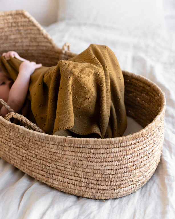 * Hvid Blanket Bibi | Mustard - Image 2