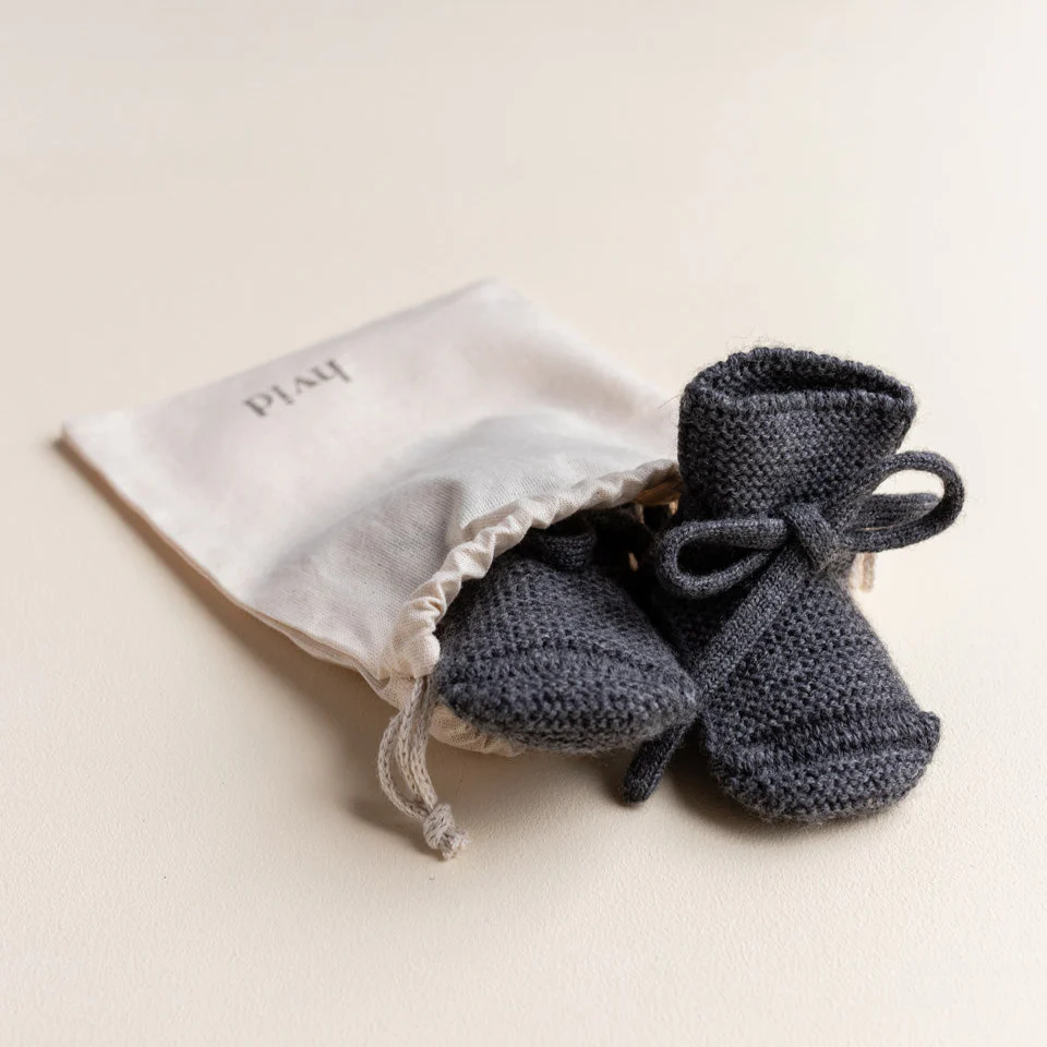 Hvid Booties | Charcoal - Image 2