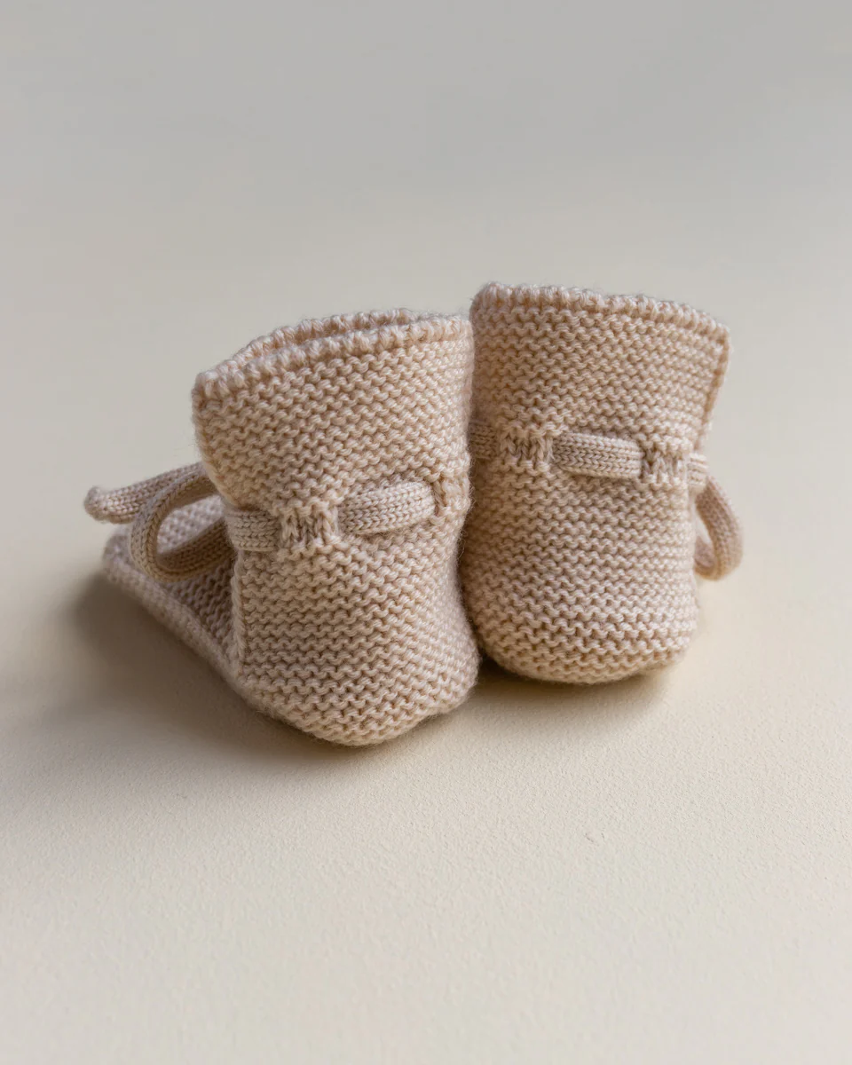 Hvid Booties | Oat - Image 2