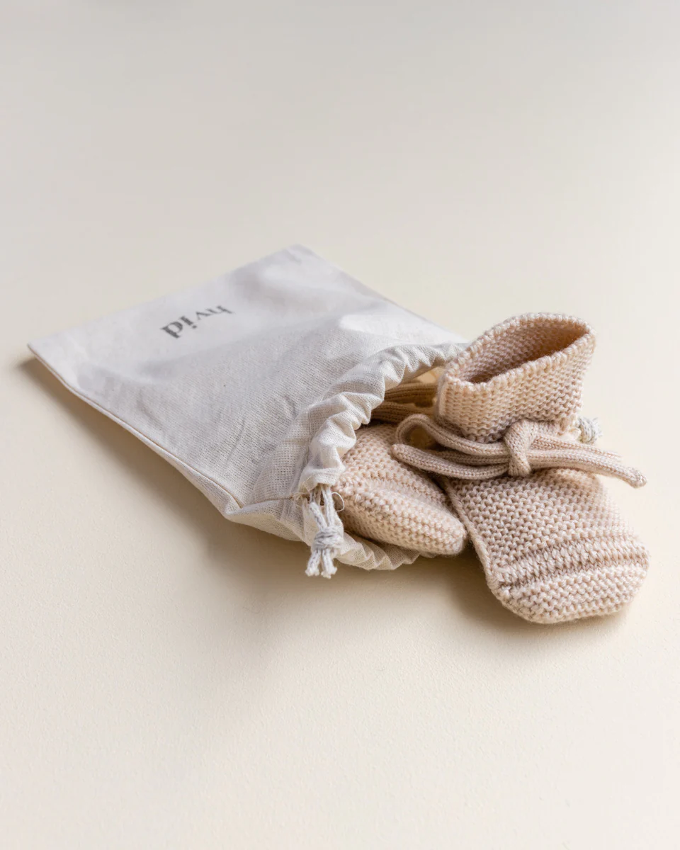 Hvid Booties | Oat - Image 3