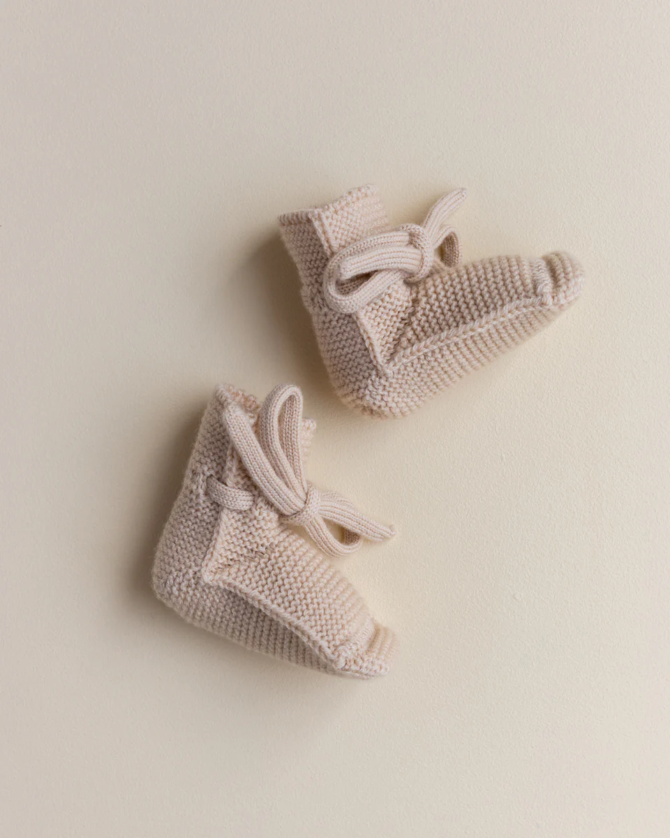 Hvid Booties | Oat - Image 4
