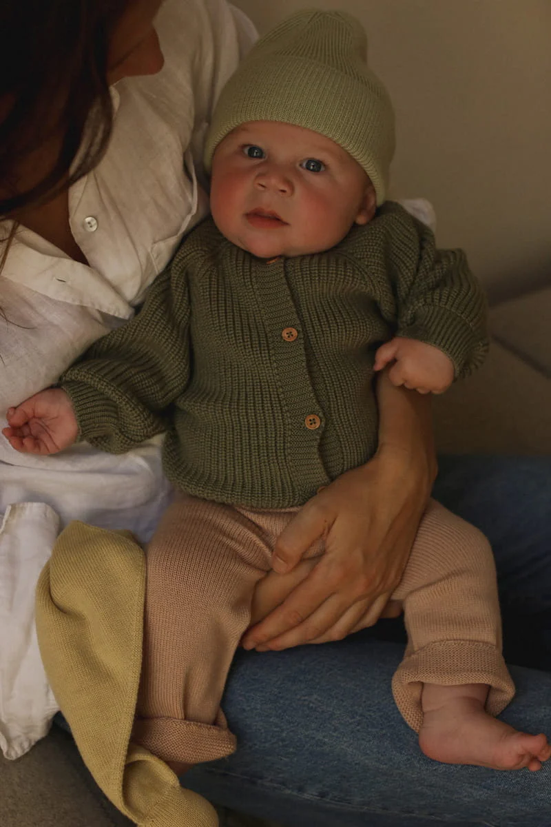 Hvid Cardigan Inga 3-6M | Artichoke - Image 2