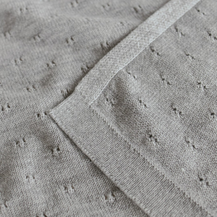 Hvid Deken Bibi | Grey Melange - Image 2