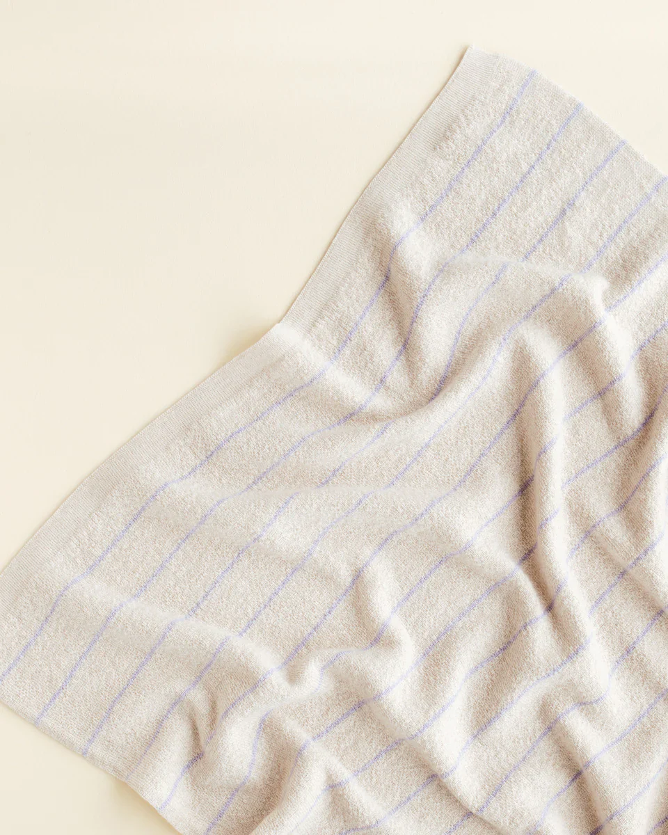 Hvid Deken Harry | Cream/Lilac - Image 4