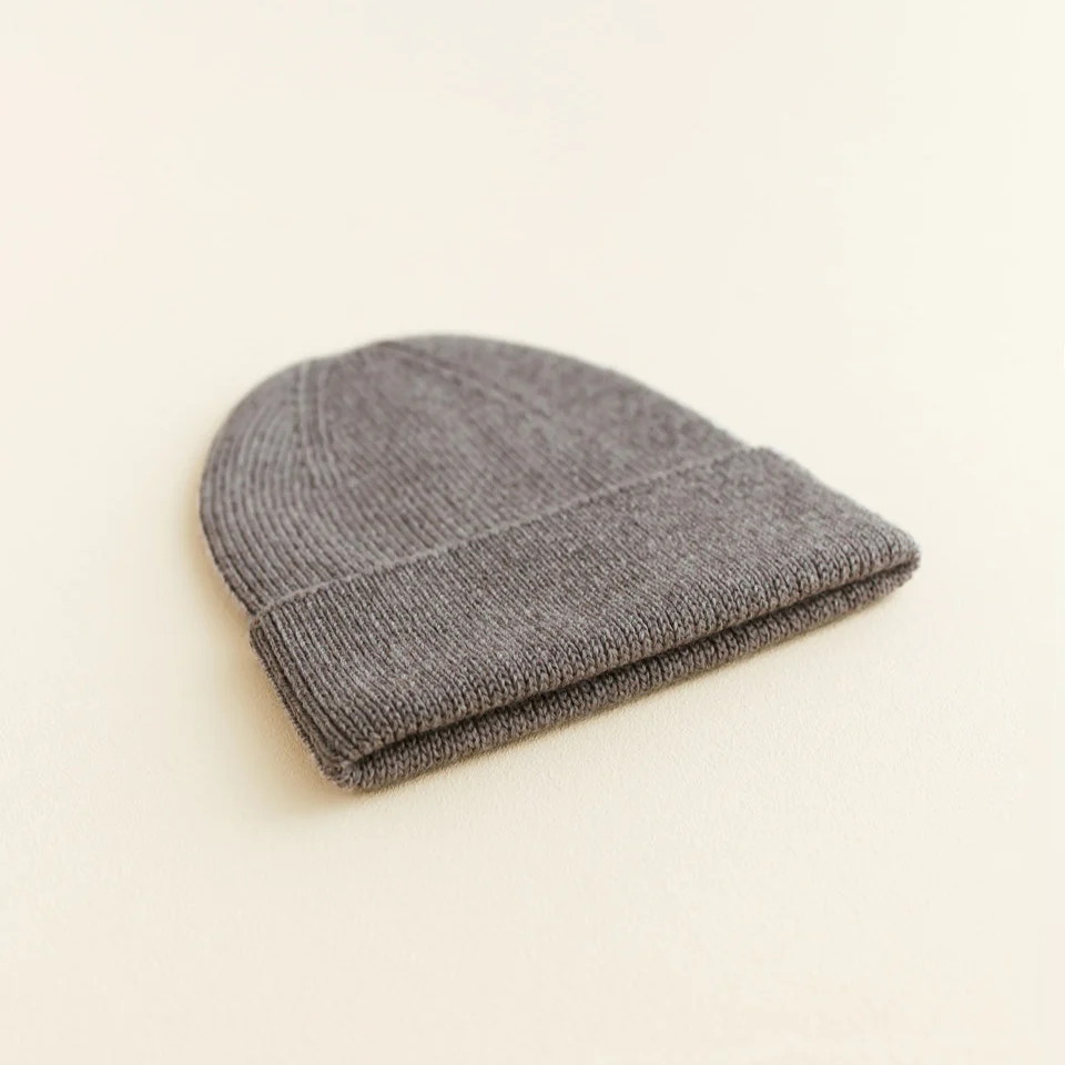 Hvid Newborn Beanie Fonzie 0-6M | Otter - Image 2