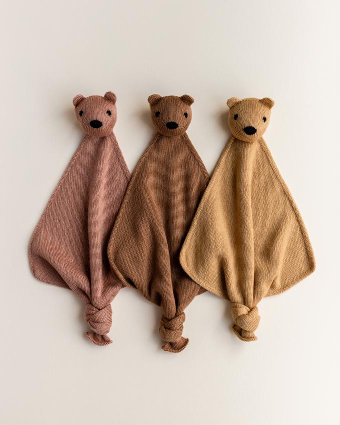 Hvid Teddy Tokki Knuffeldoekje | Ochre - Image 2
