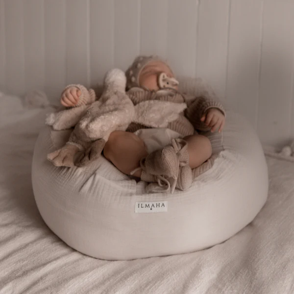* Ilmaha RELAX HOES Voor Voedingskussen Hydrofiel | Ecru - Image 2