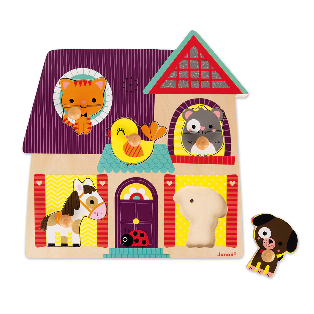 Janod houten muzikale inlegpuzzel | My Little Friends - Image 3