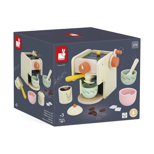 * Janod Speelset Koffiemachine Met Accessoires | Mamie Soleil - Image 2