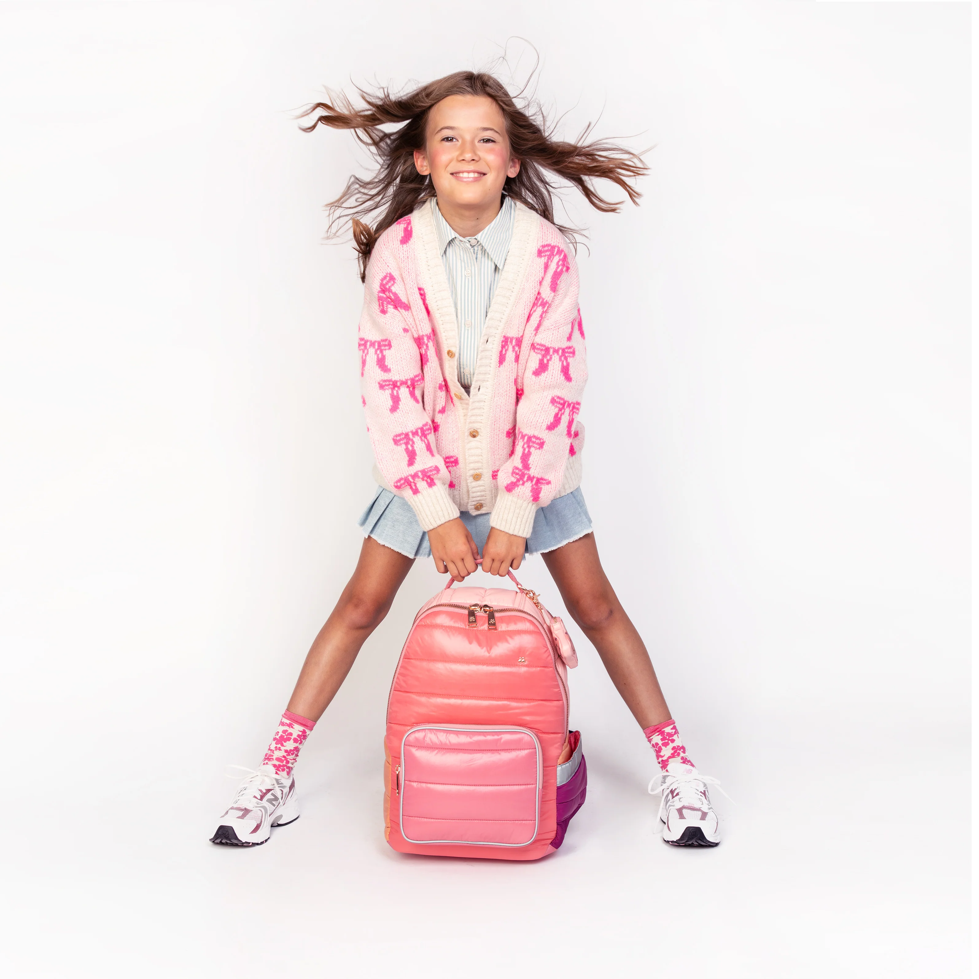 Jeune Premier New Bobbie Rugzak | Puffer Pink - Image 4