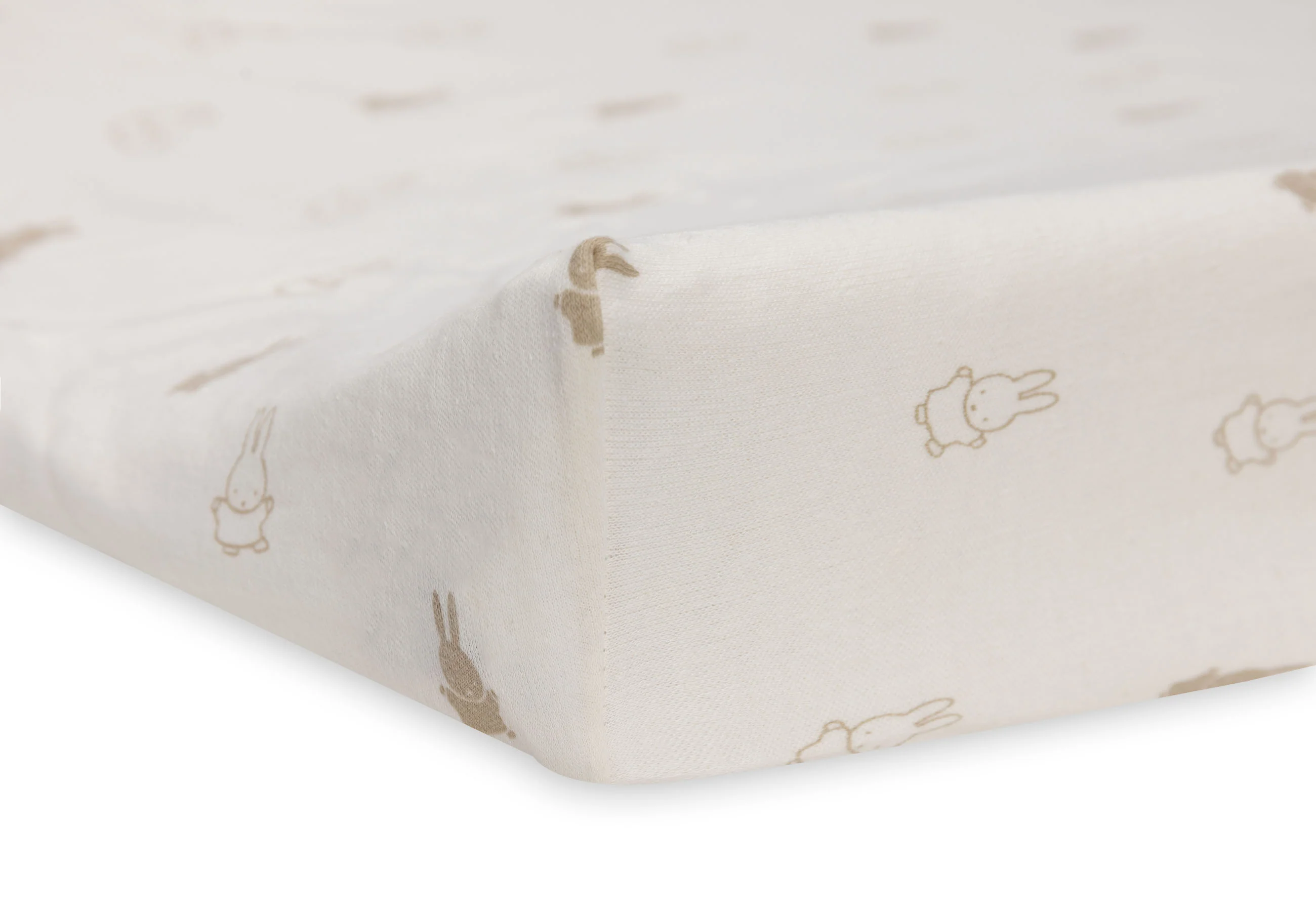 * Jollein Aankleedkussenhoes Jersey 50x70cm Happy Miffy | Nougat - Image 3