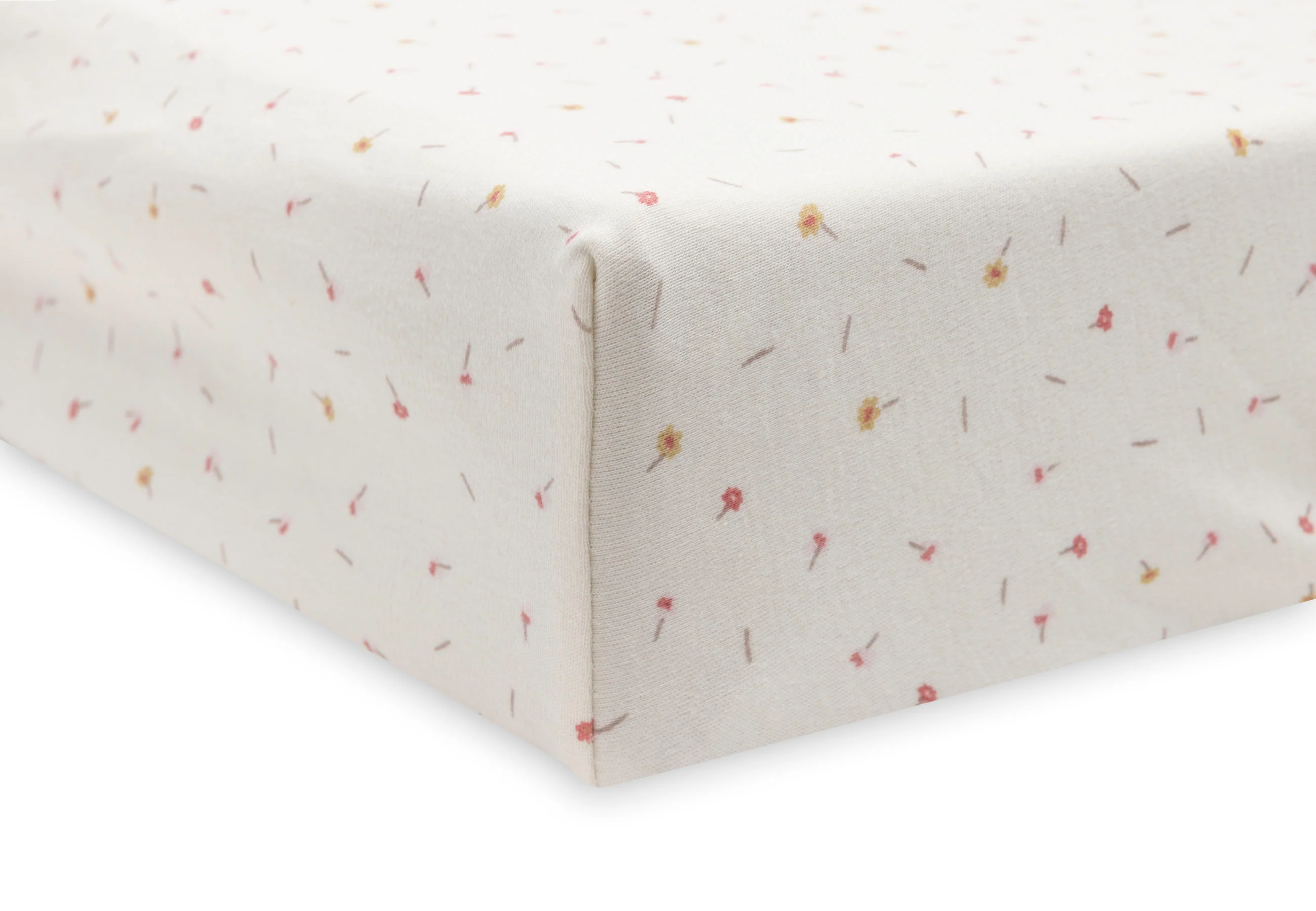 Jollein Aankleedkussenhoes Jersey 50x70cm Pretty Picnic Flower Drops - Image 3