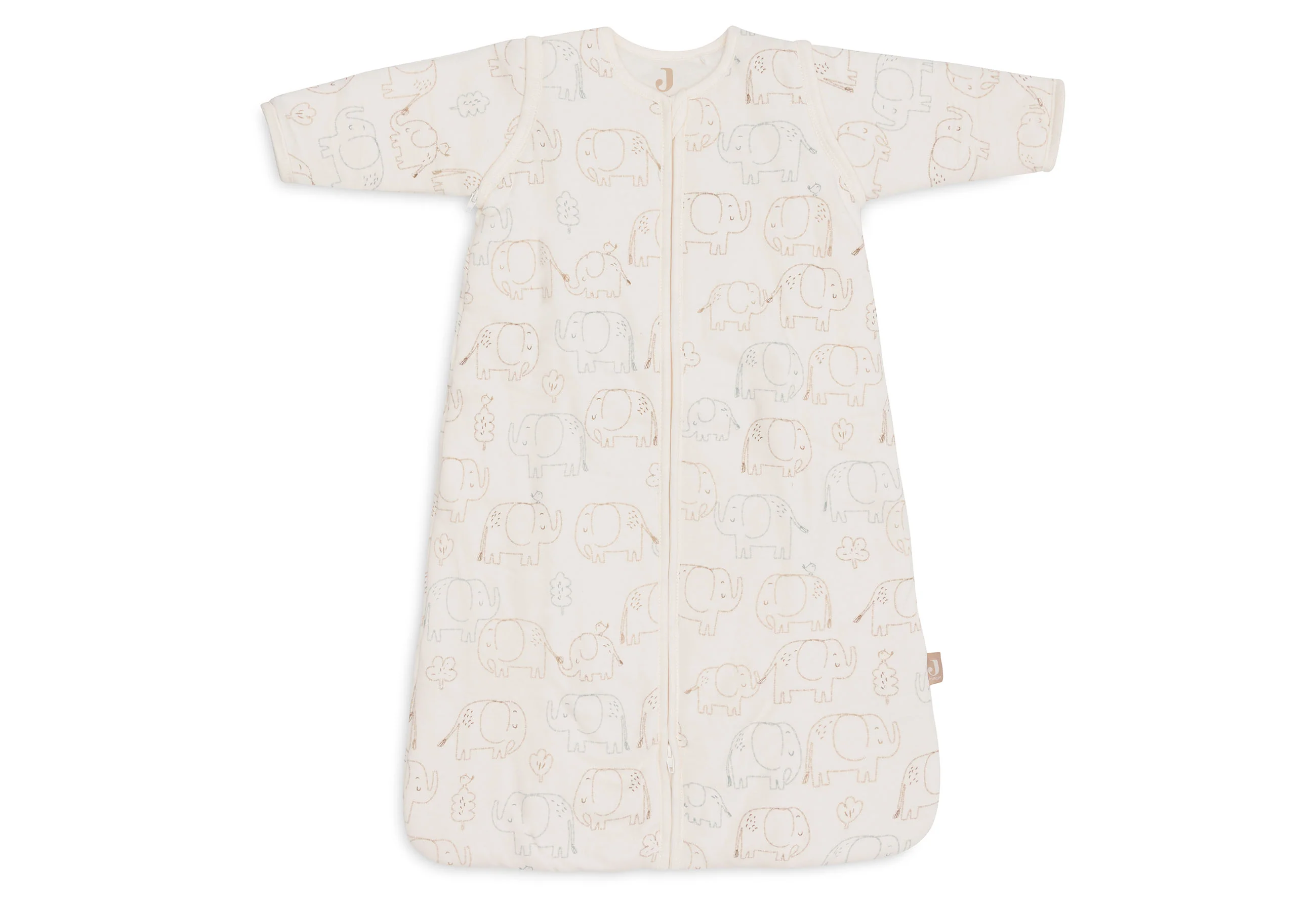 * Jollein Baby Slaapzak Met Afritsbare Mouw 110cm | Elephant Tales