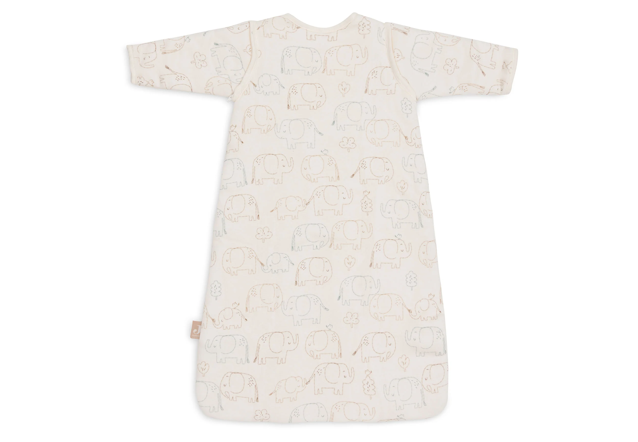 * Jollein Baby Slaapzak Met Afritsbare Mouw 110cm | Elephant Tales - Image 5