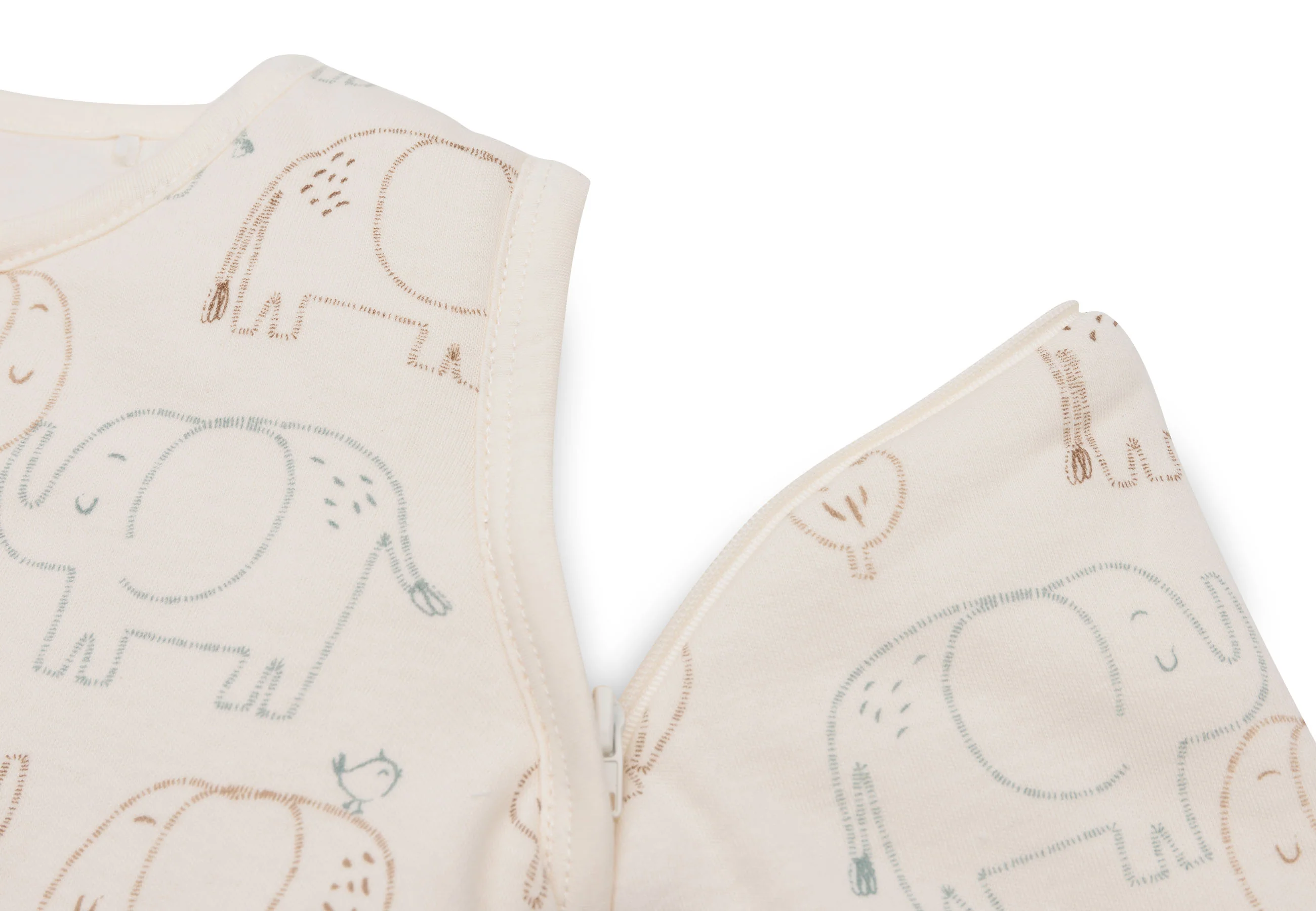 Jollein Baby Slaapzak Met Afritsbare Mouw 70cm | Elephant Tales - Image 3