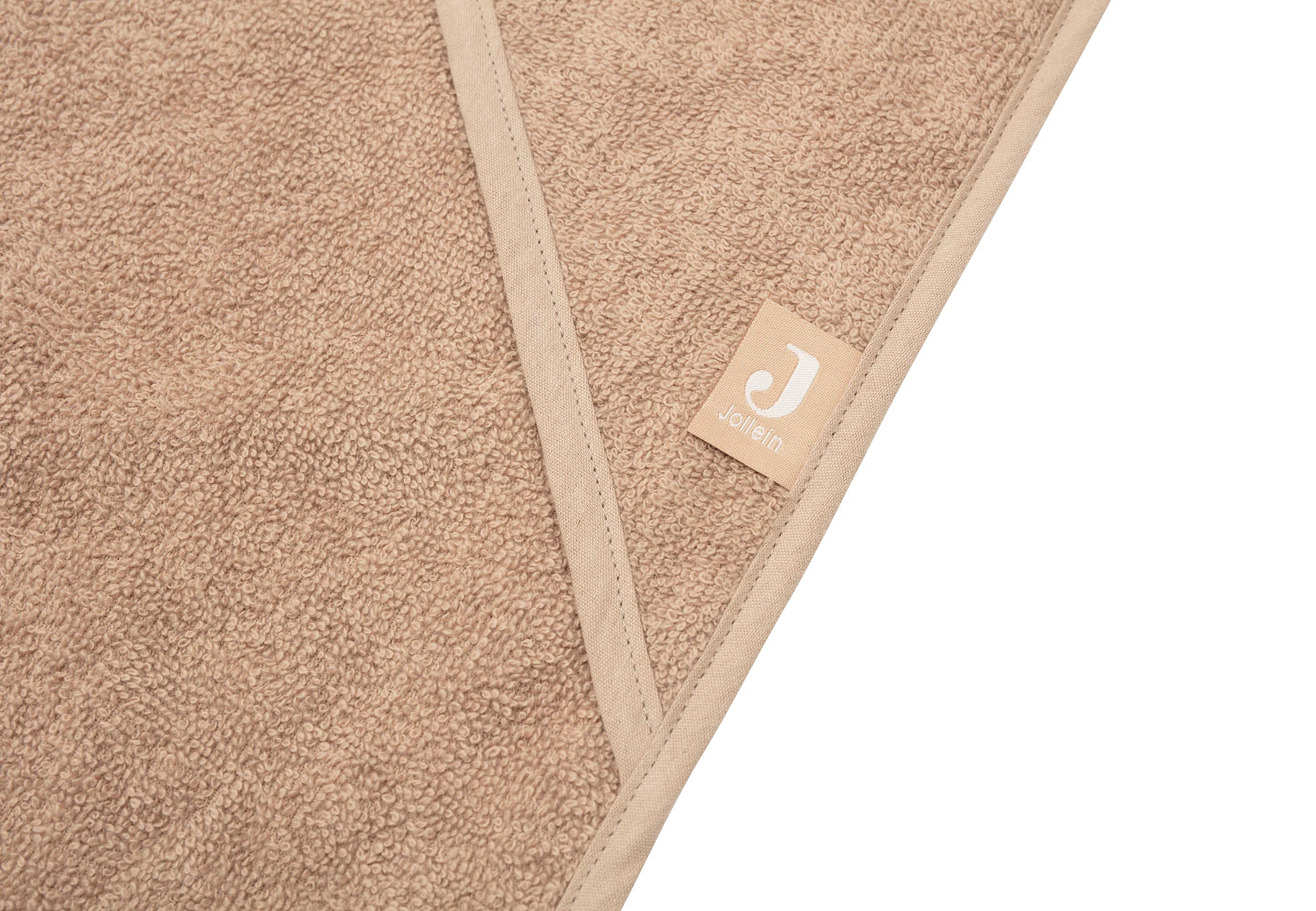 Jollein Badcape Badstof 100x100cm | Biscuit - Image 5