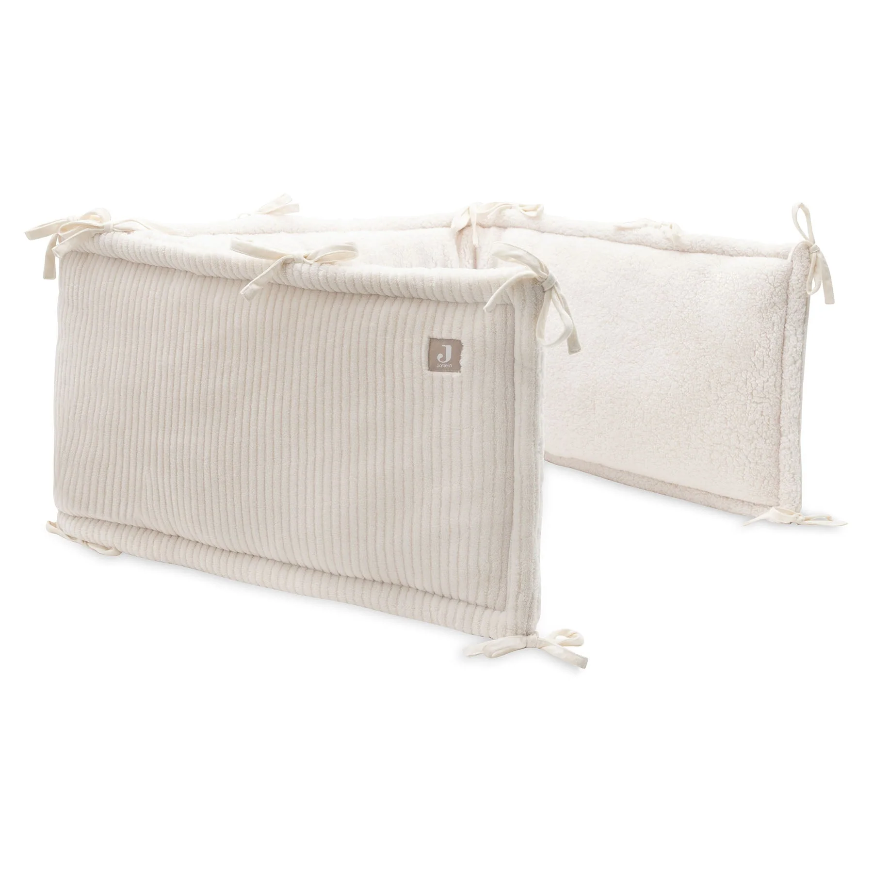 Jollein Boxbumper 180x30cm Cloudy Rib | Oatmeal