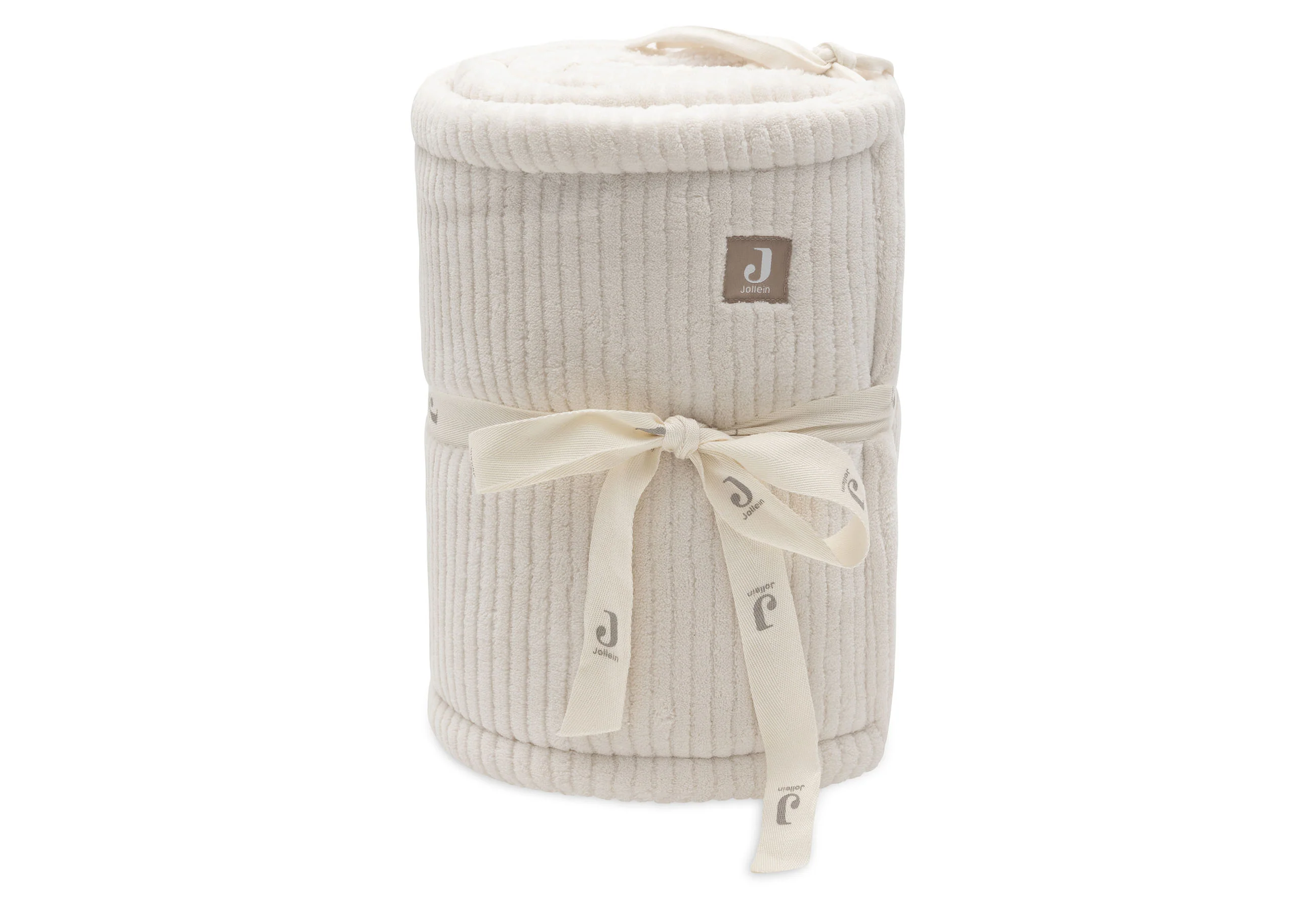 Jollein Boxbumper 180x30cm Cloudy Rib | Oatmeal - Image 2