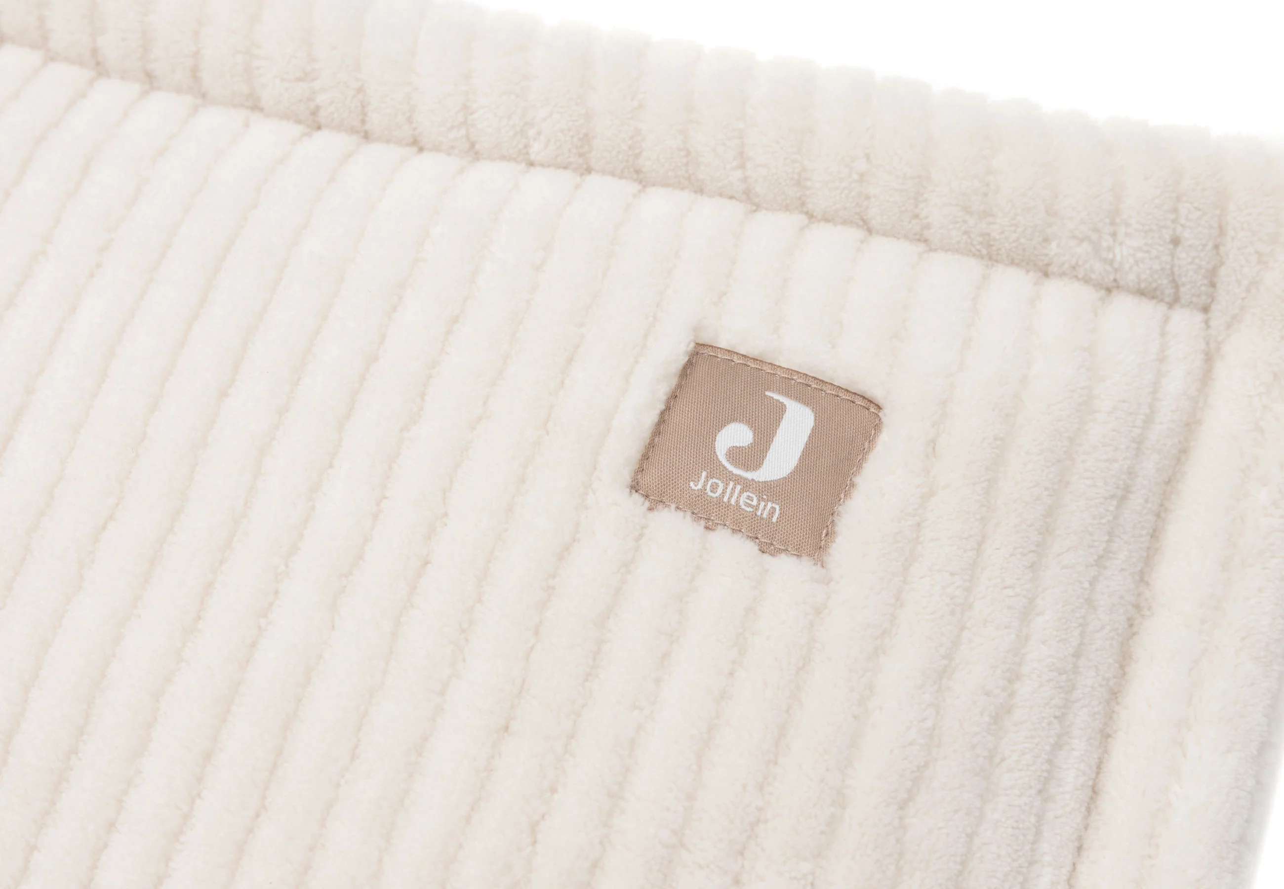 Jollein Boxbumper 180x30cm Cloudy Rib | Oatmeal - Image 4