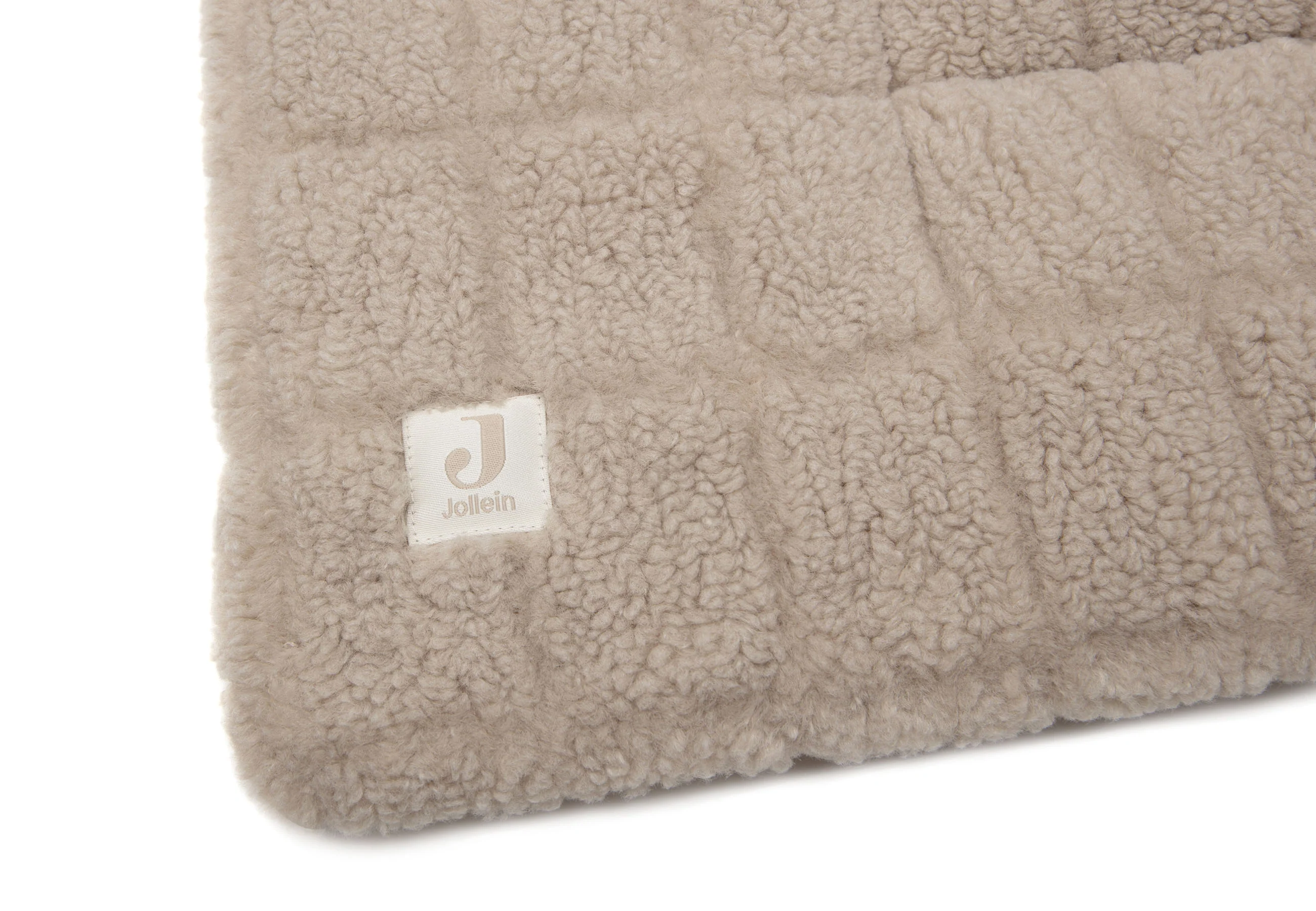 * Jollein Boxkleed 75x95cm Box Teddy | Warm Sand - Image 3