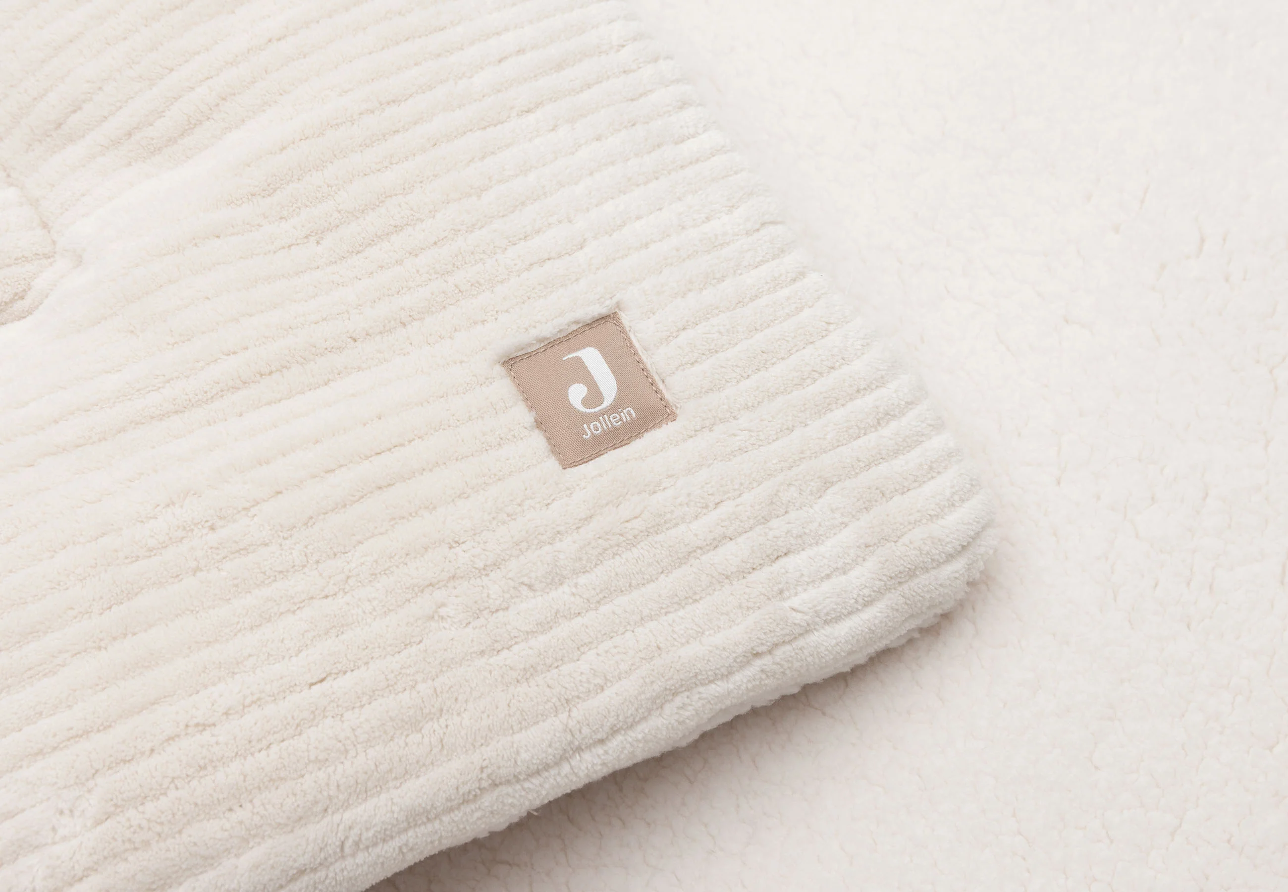 Jollein Boxkleed 75x95cm Cloudy Rib | Oatmeal - Image 3