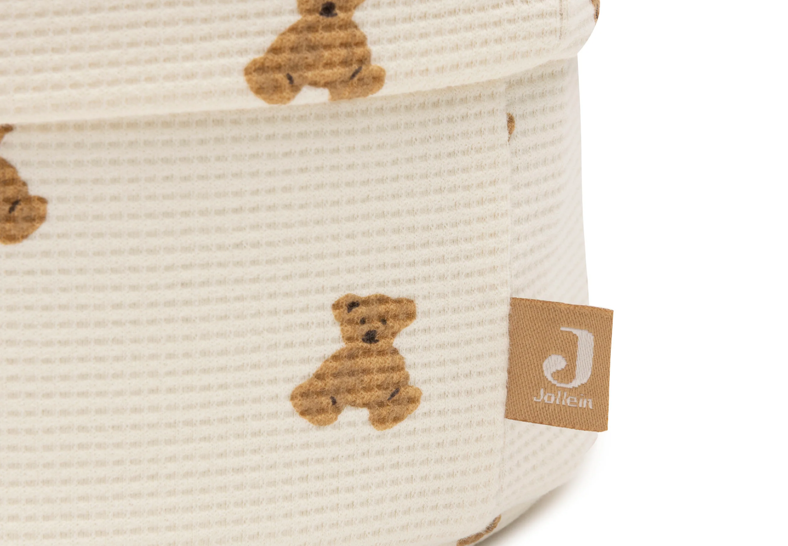 Jollein Commodemandje Mini Teddy Bear Little Waffle - Image 2