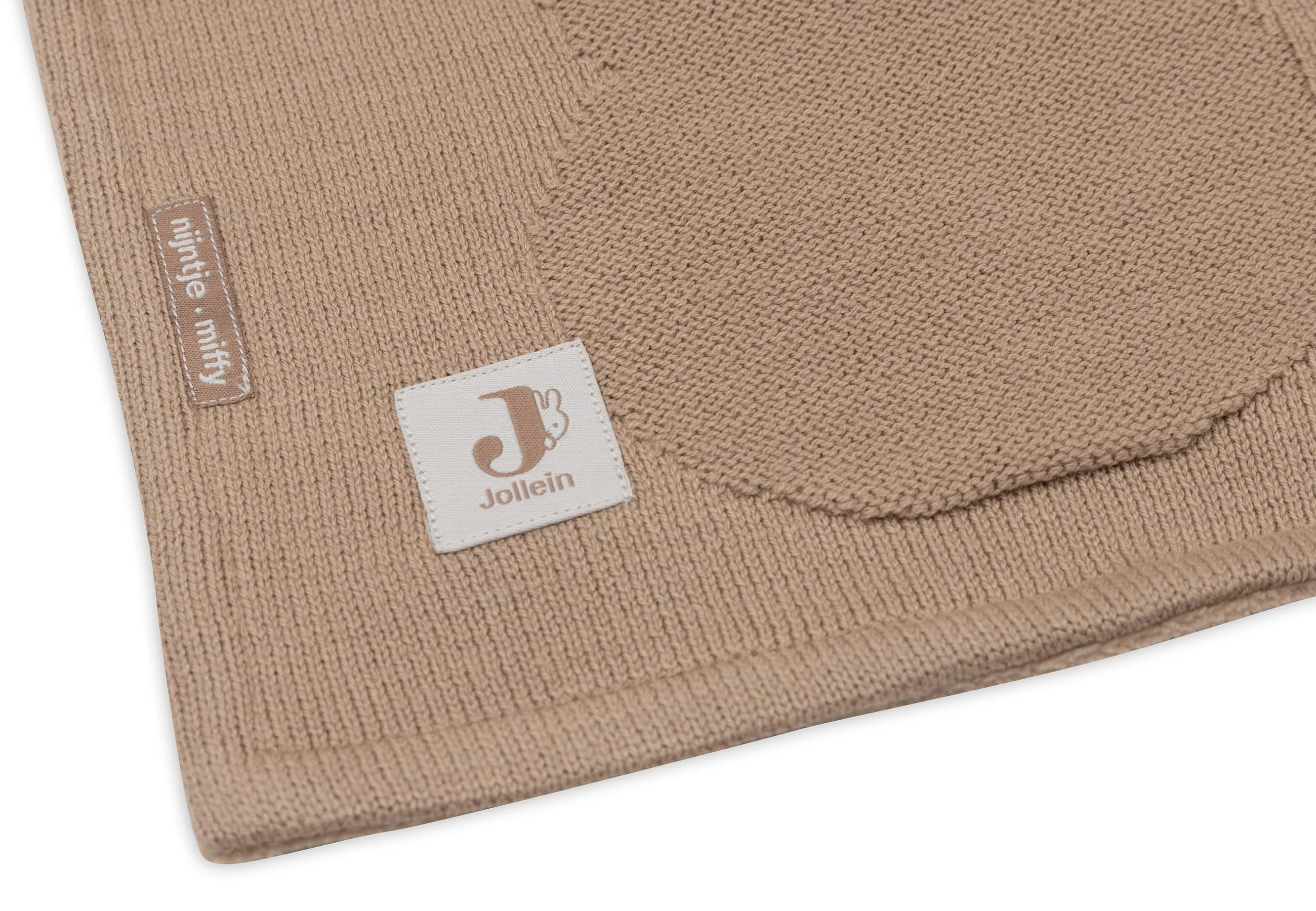 * Jollein Deken Wieg 75x100cm Miffy | Biscuit/Velvet - Image 4