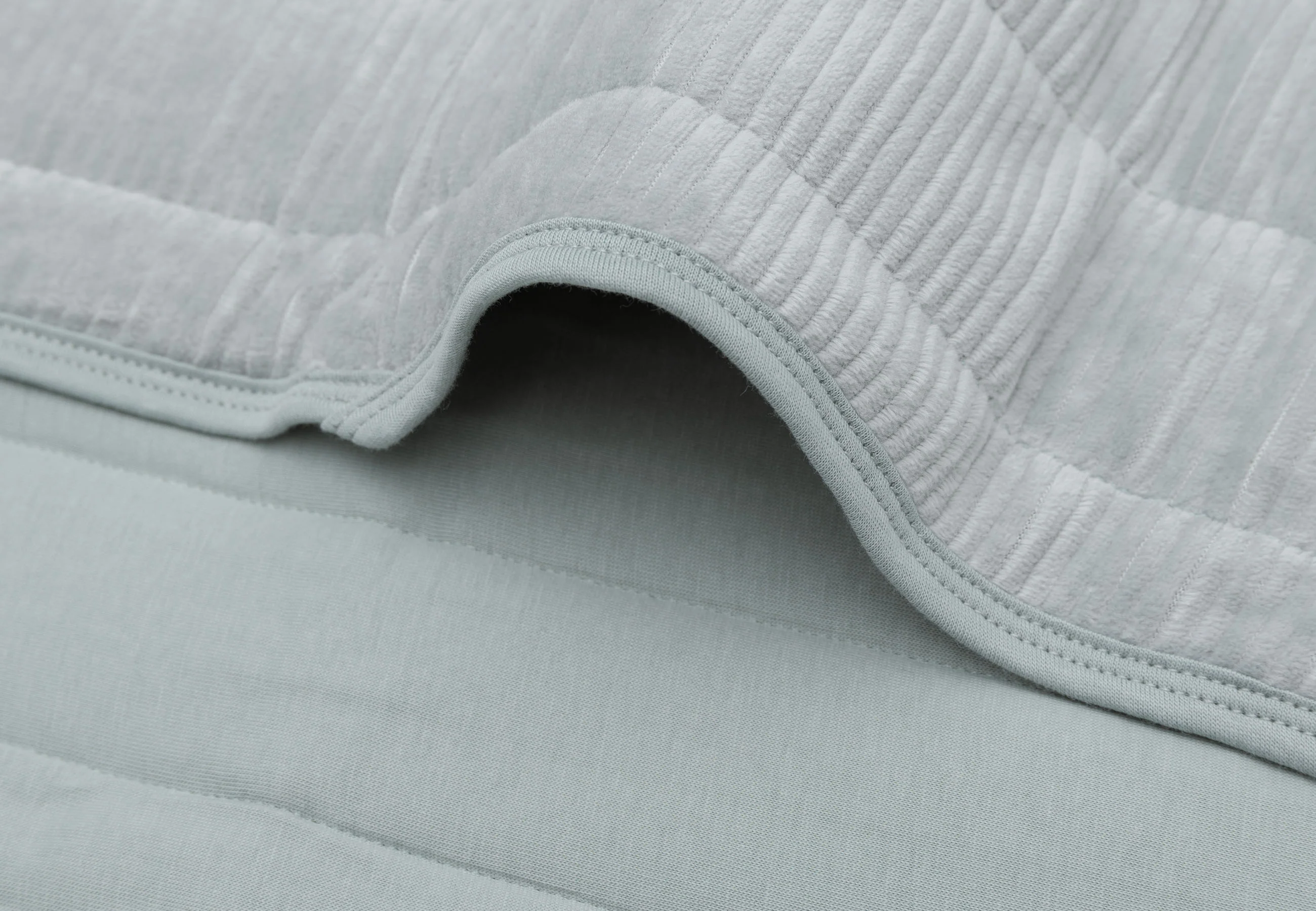 * Jollein Deken Wieg 75x100cm Velvet Rib | Sea Green - Image 3