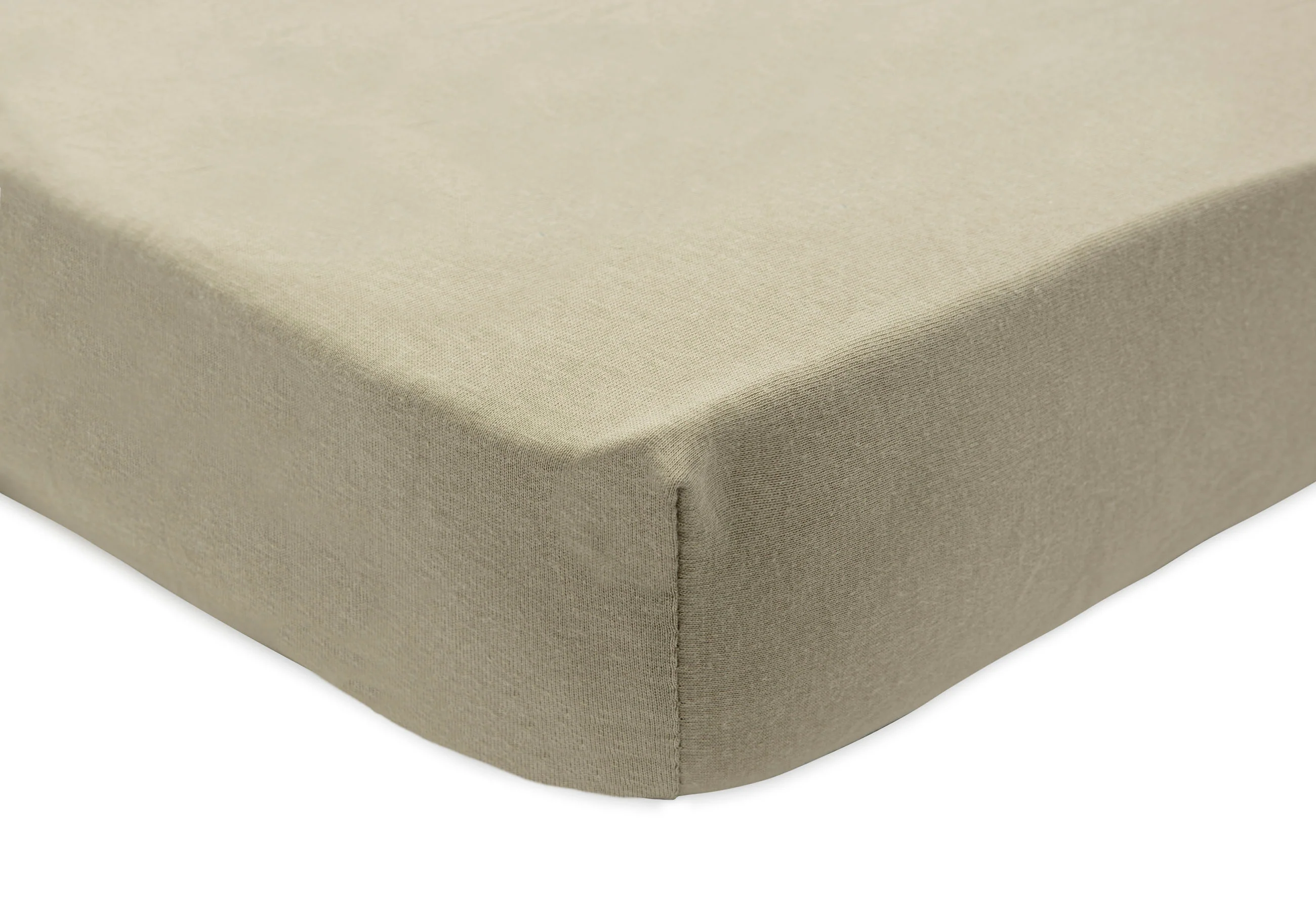 Jollein Hoeslaken Jersey 60x120cm 2-Pack | Olive Green - Image 3