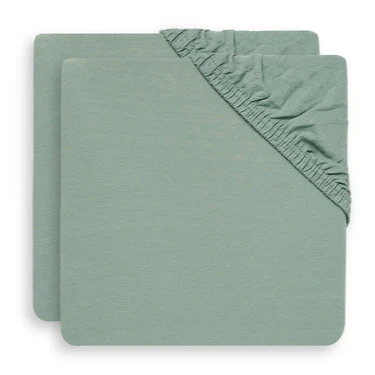 Jollein Hoeslaken Jersey 60x120cm | Ash Green