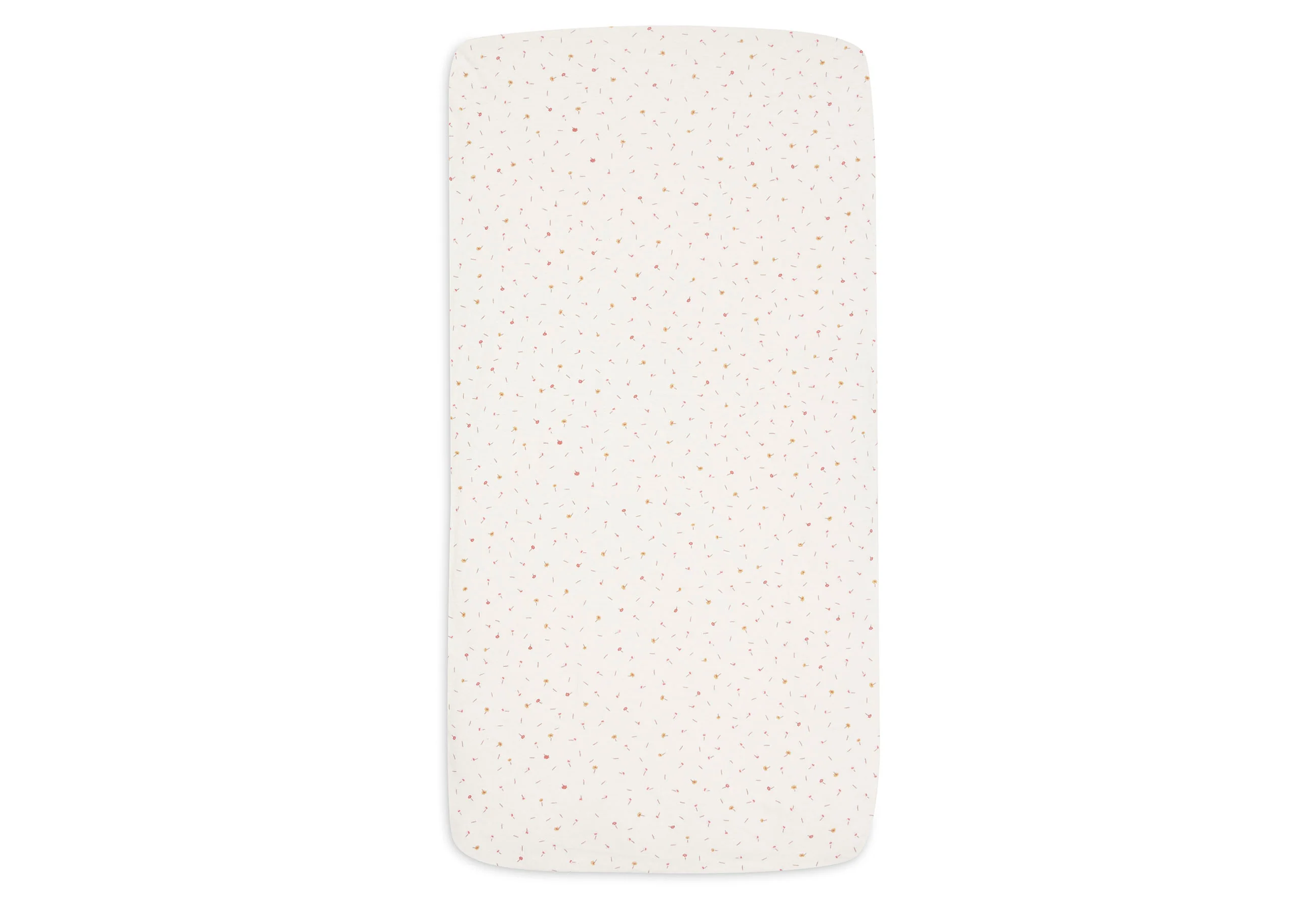 Jollein Hoeslaken Jersey 60x120cm Pretty Picnic Flower Drops - Image 2