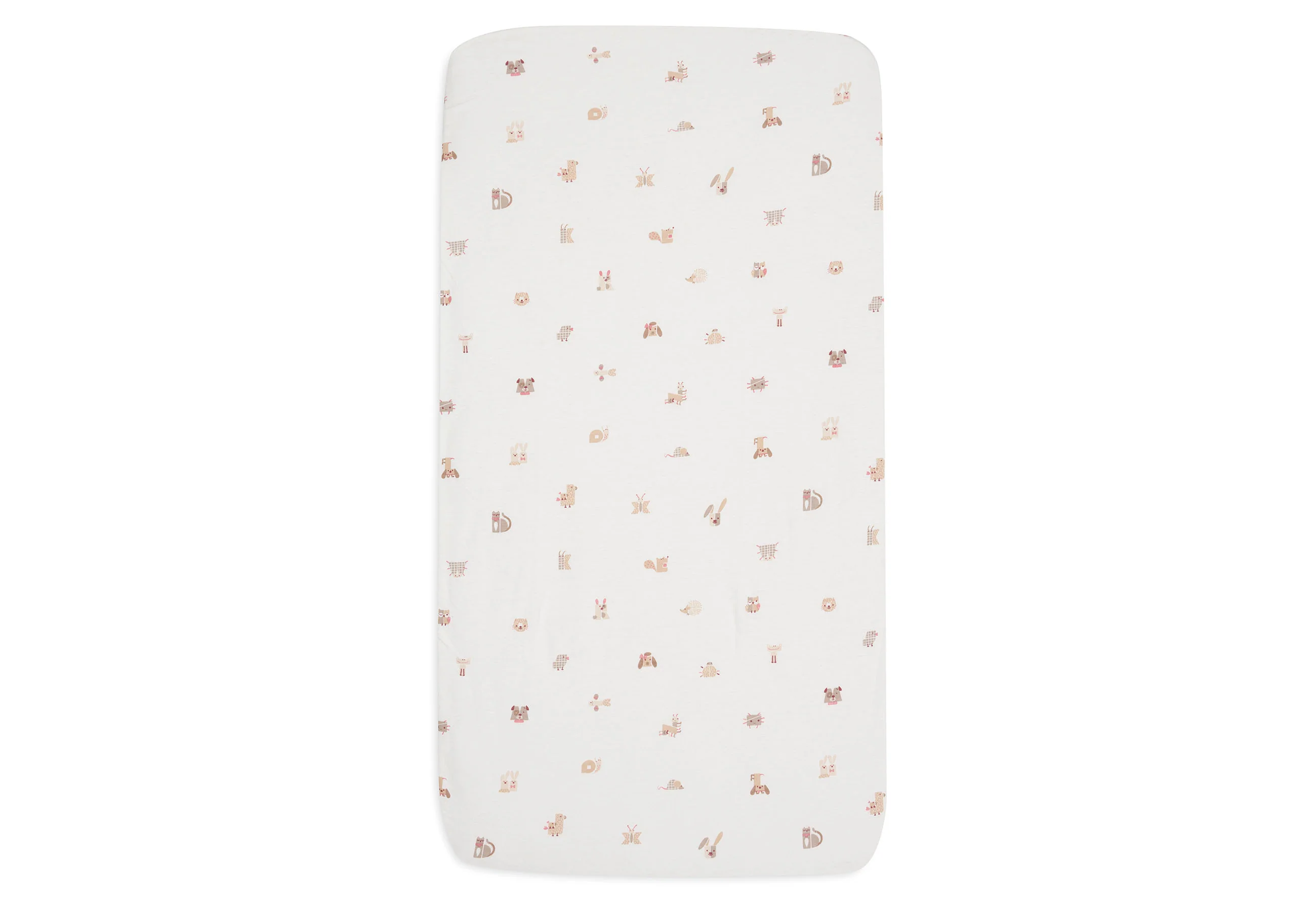 * Jollein Hoeslaken Jersey 70/75x140/150cm | Animal Friends - Image 3
