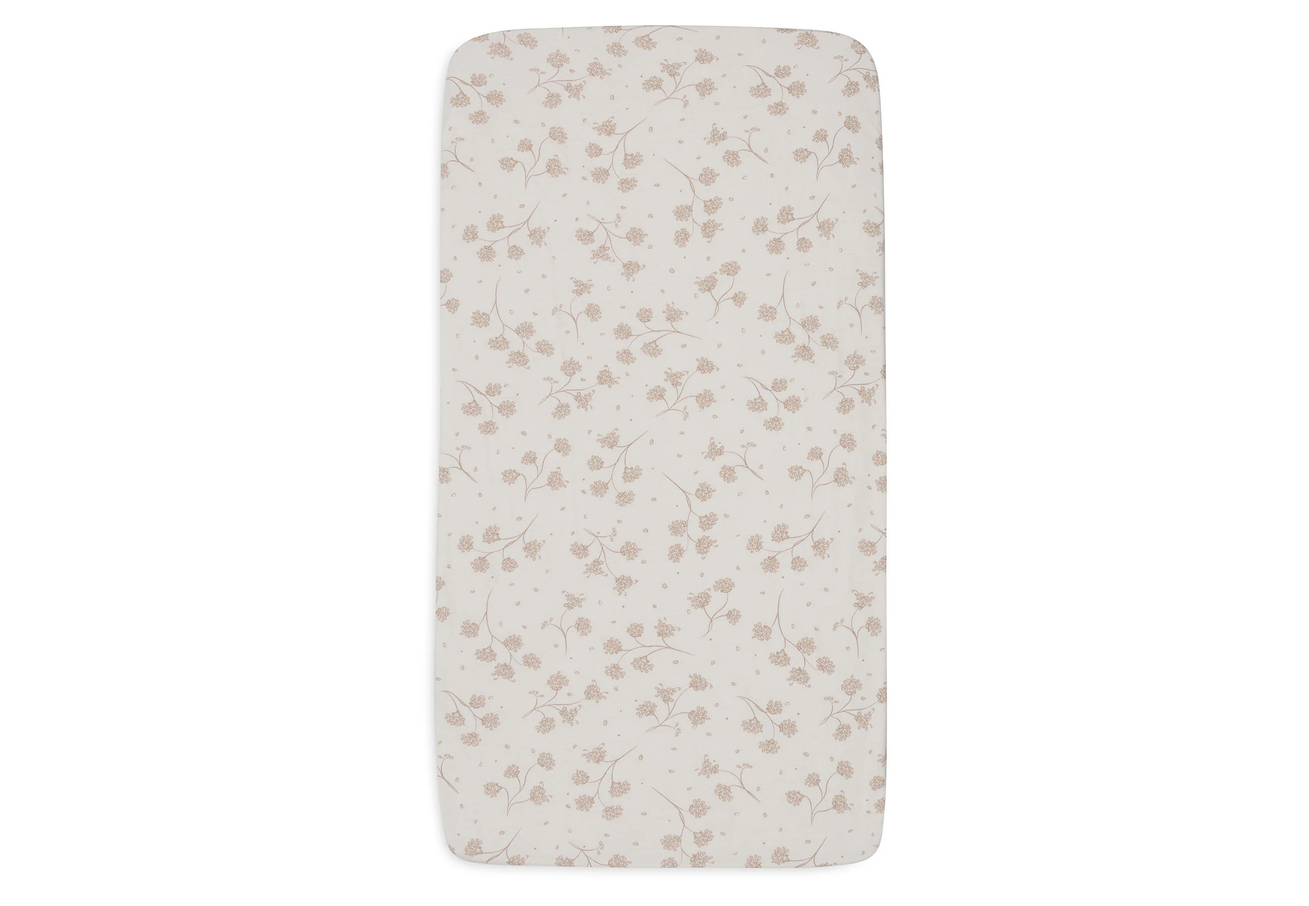 * Jollein Hoeslaken Jersey 70/75x140/150cm | Leafy Dreams - Image 3