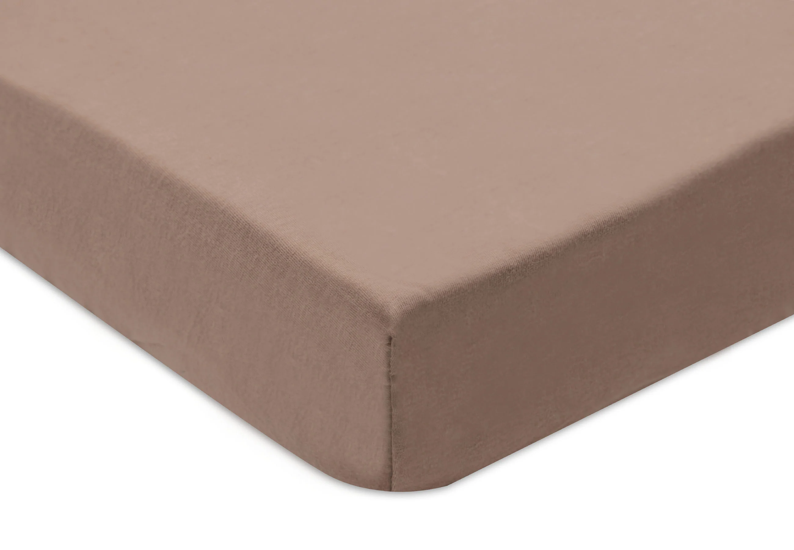 * Jollein Hoeslaken Jersey 70/75x140/150cm 2ST | Milky Coffee/Ivory - Image 2