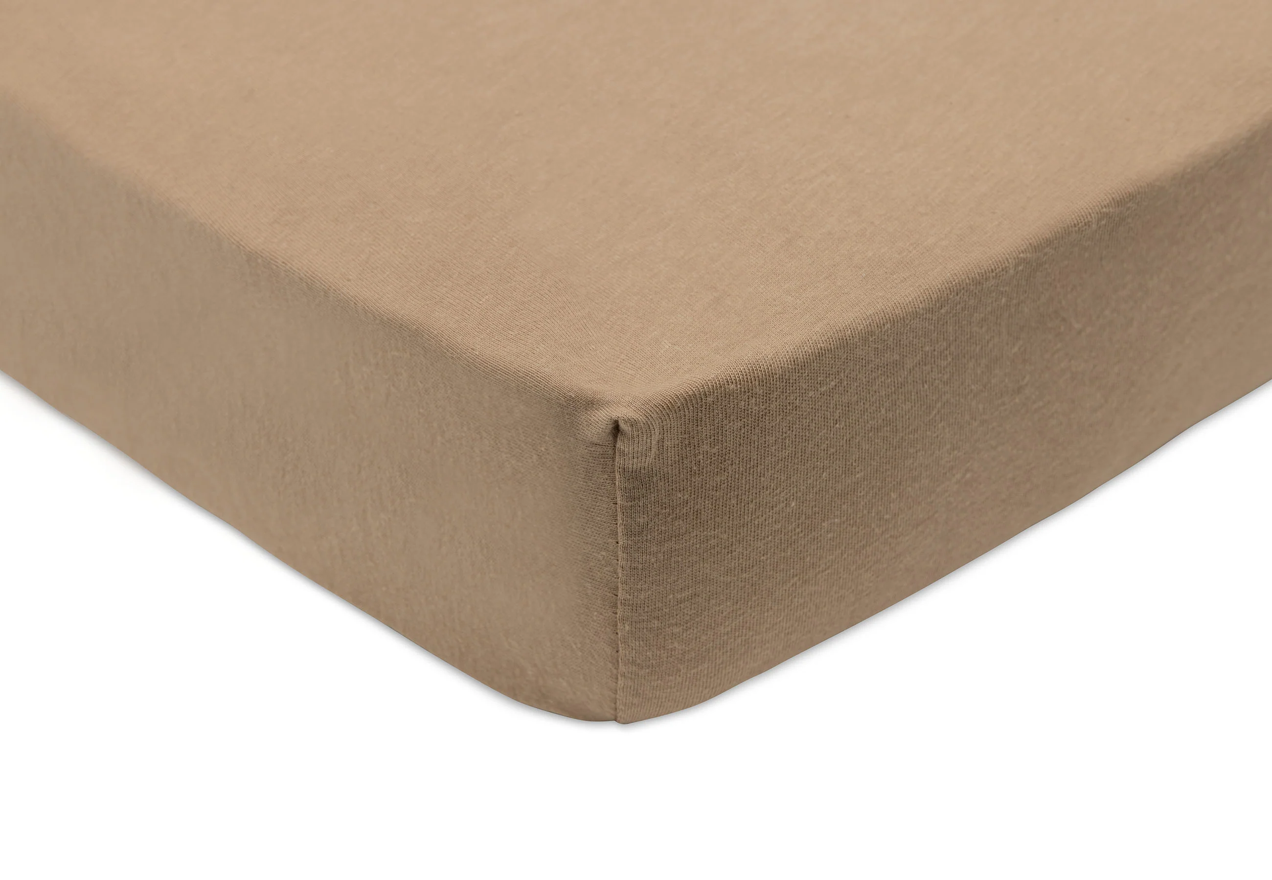 Jollein Hoeslaken Jersey 70/75x140/150cm Sea Green/Biscuit (2Pack) - Image 3