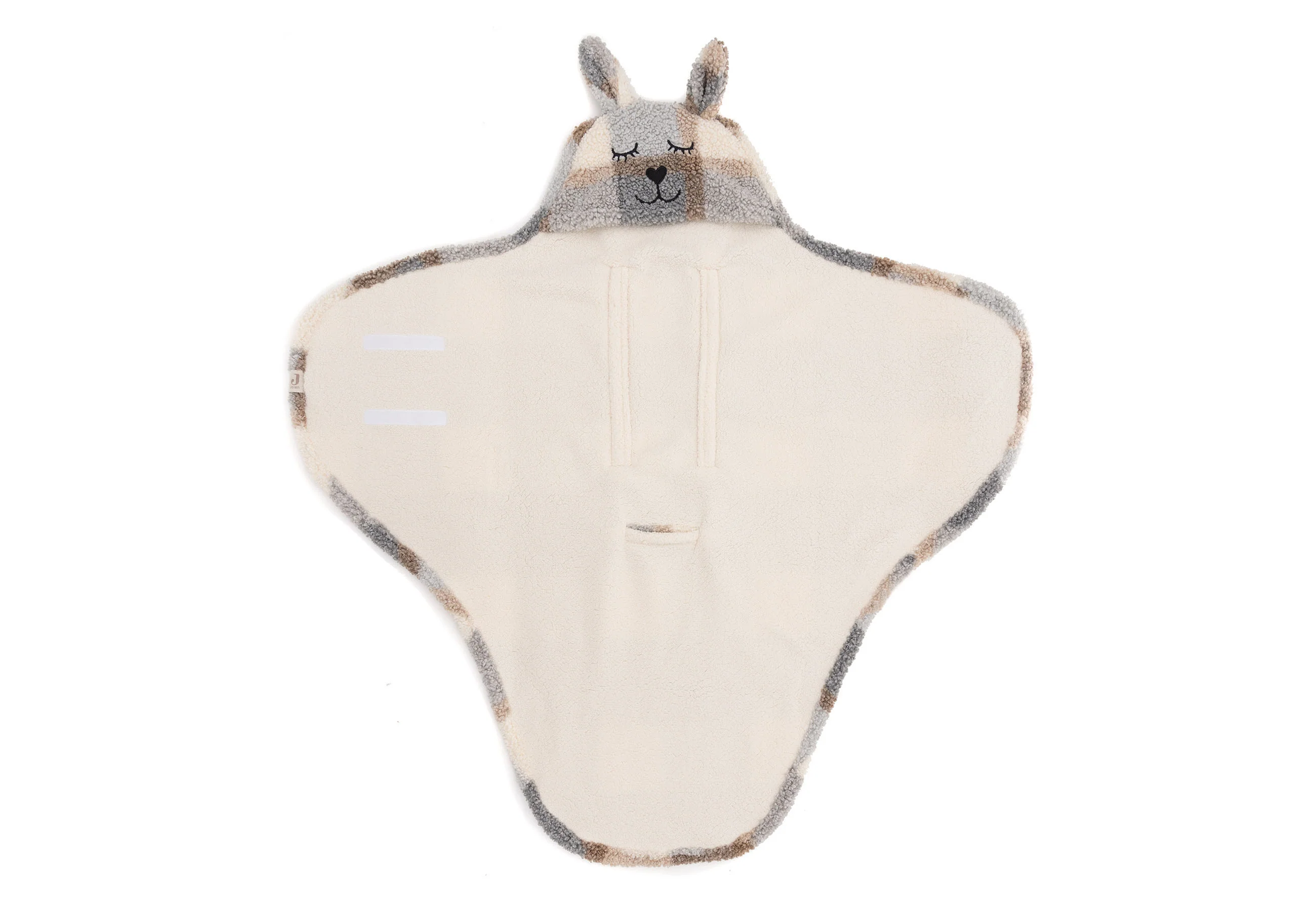 Jollein Inbakerdoek Bunny Check Boucle - Image 2