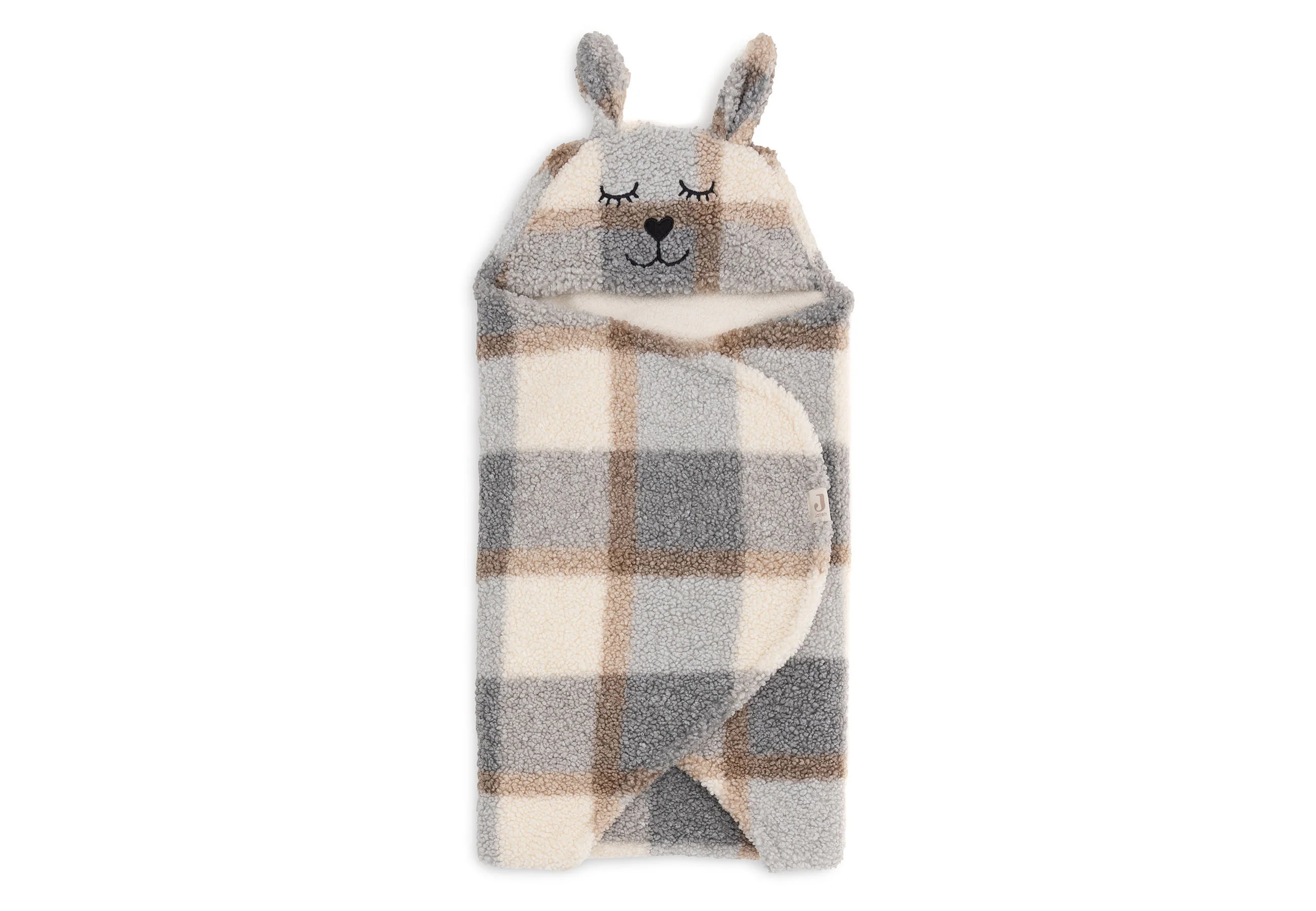 Jollein Inbakerdoek Bunny Check Boucle - Image 4