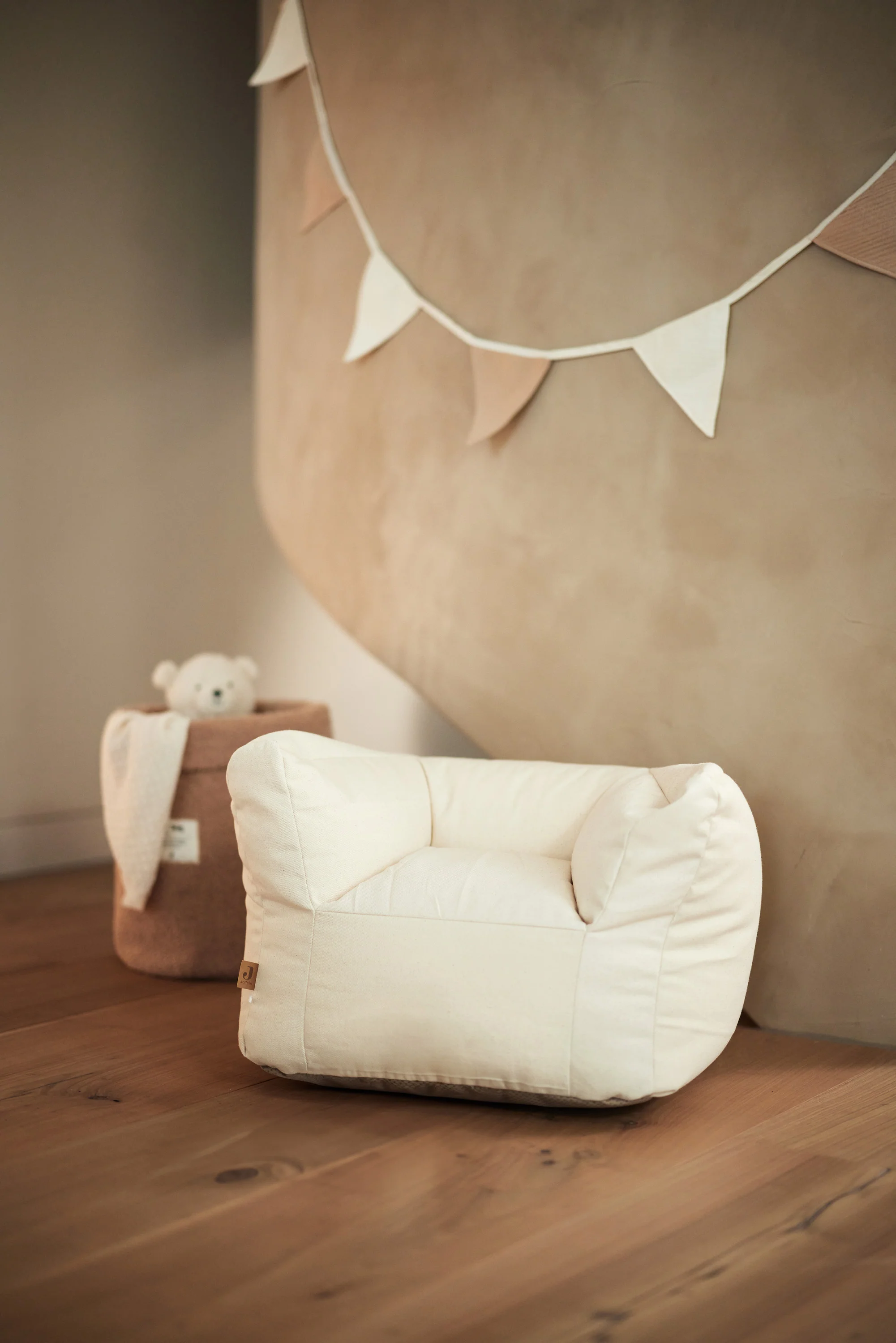 Jollein Kinderfauteuil Twill Natural - Image 5