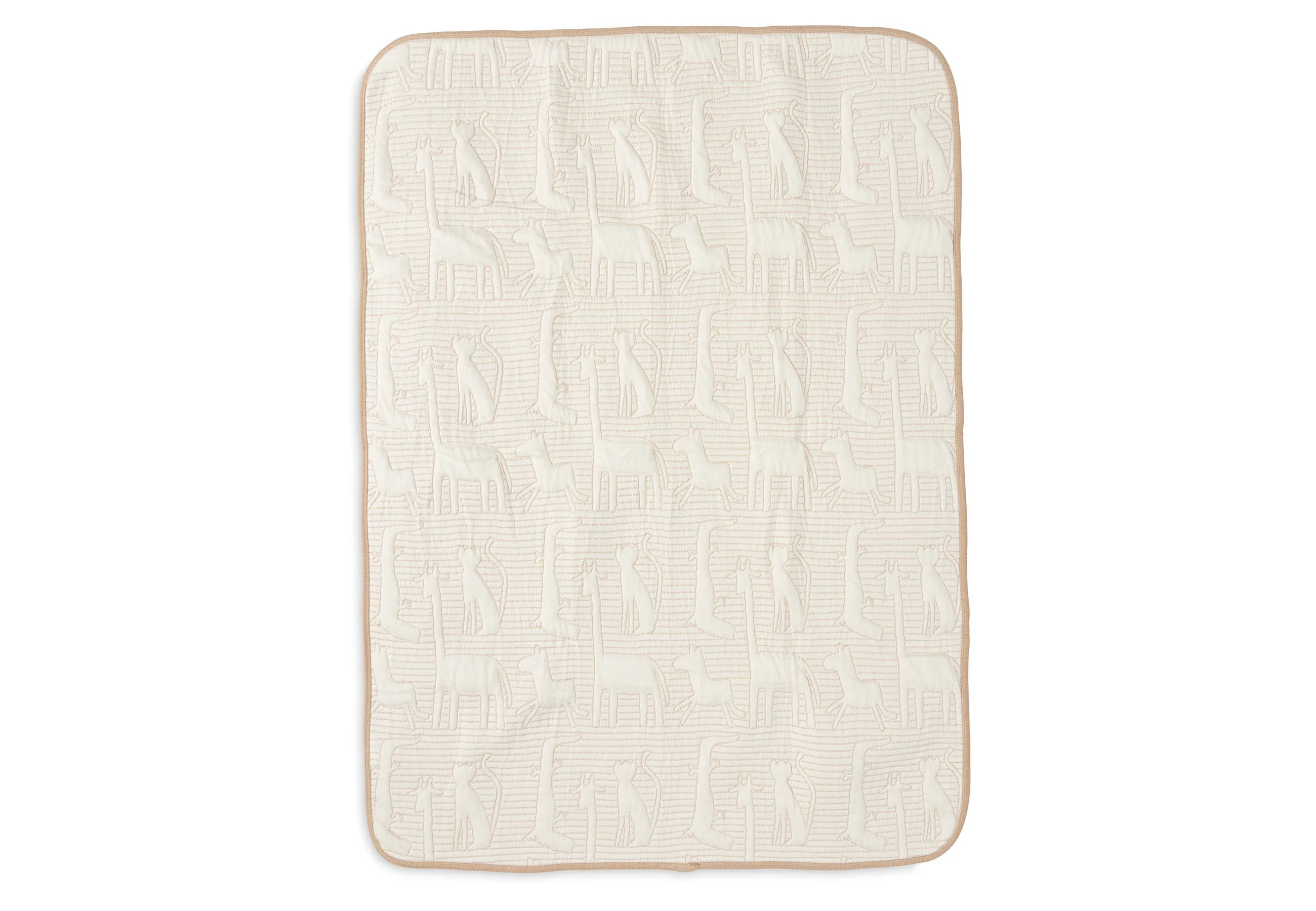 * Jollein Ledikantdeken 100x150cm Jungle Jambo Biscuit/Oatmeal - Image 2